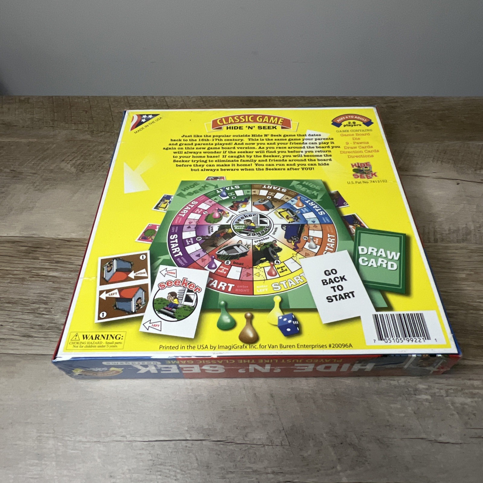 Vintage Ideal Toy Co 1967 Hide N’ Seek Childrens Board Game Complete Original