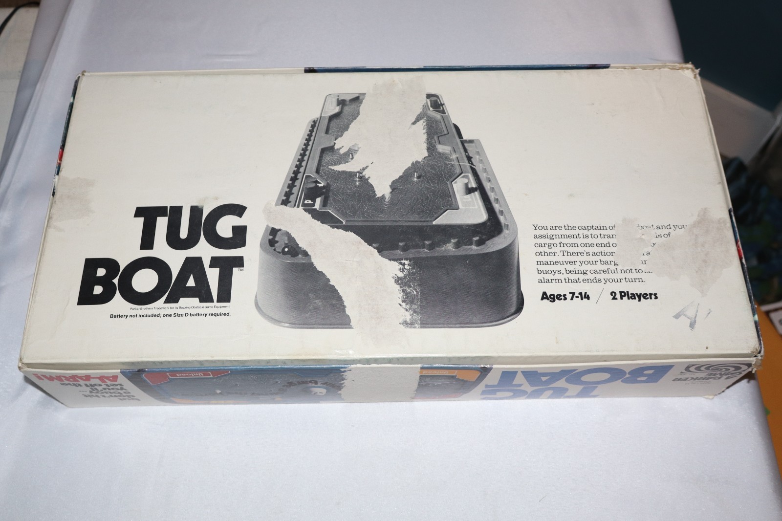 Tug Boat Board Game 1974 Parker Bros 99% complete READ like Operation 1970s HTF