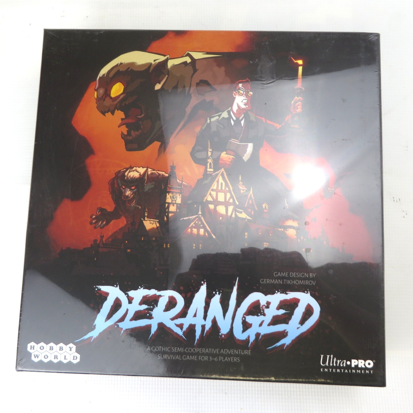 DERANGED Board Game Gothic Semi-Cooperative Adventure SEALED NEW