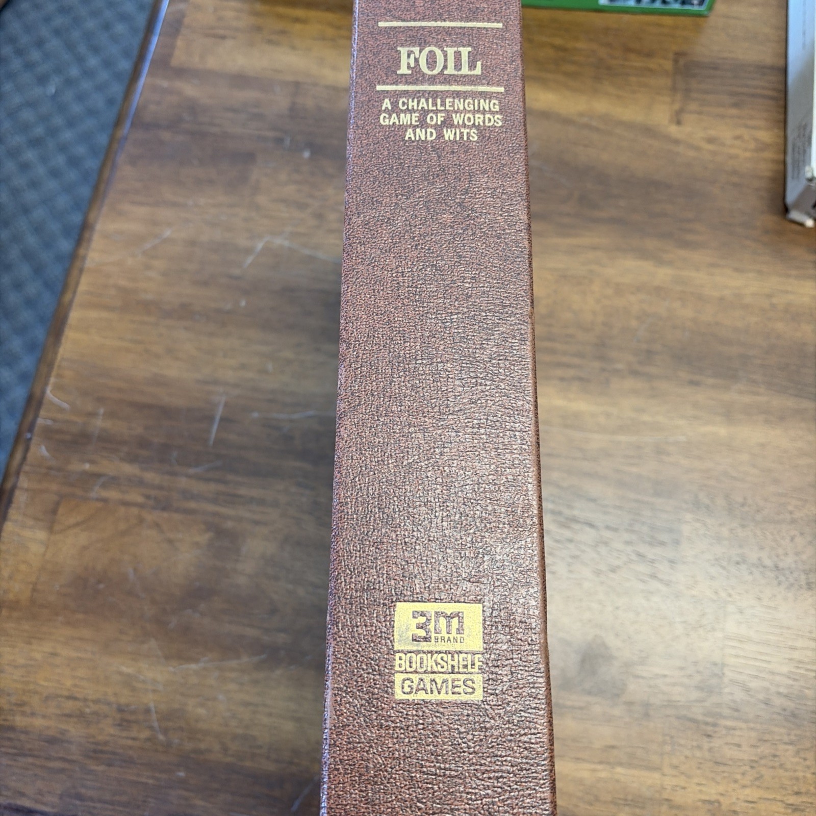 Vintage 1969 FOIL 3M Bookshelf Challenging Game of Words & Wits Complete