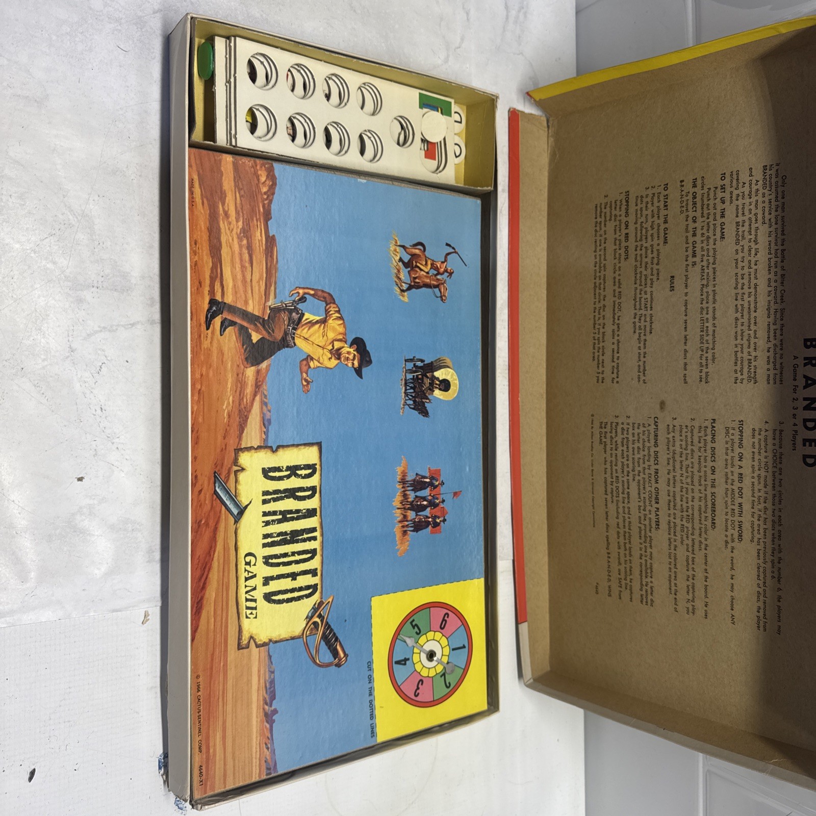Branded Game (1966) by Milton Bradley #4640 Chuck Connors Complete