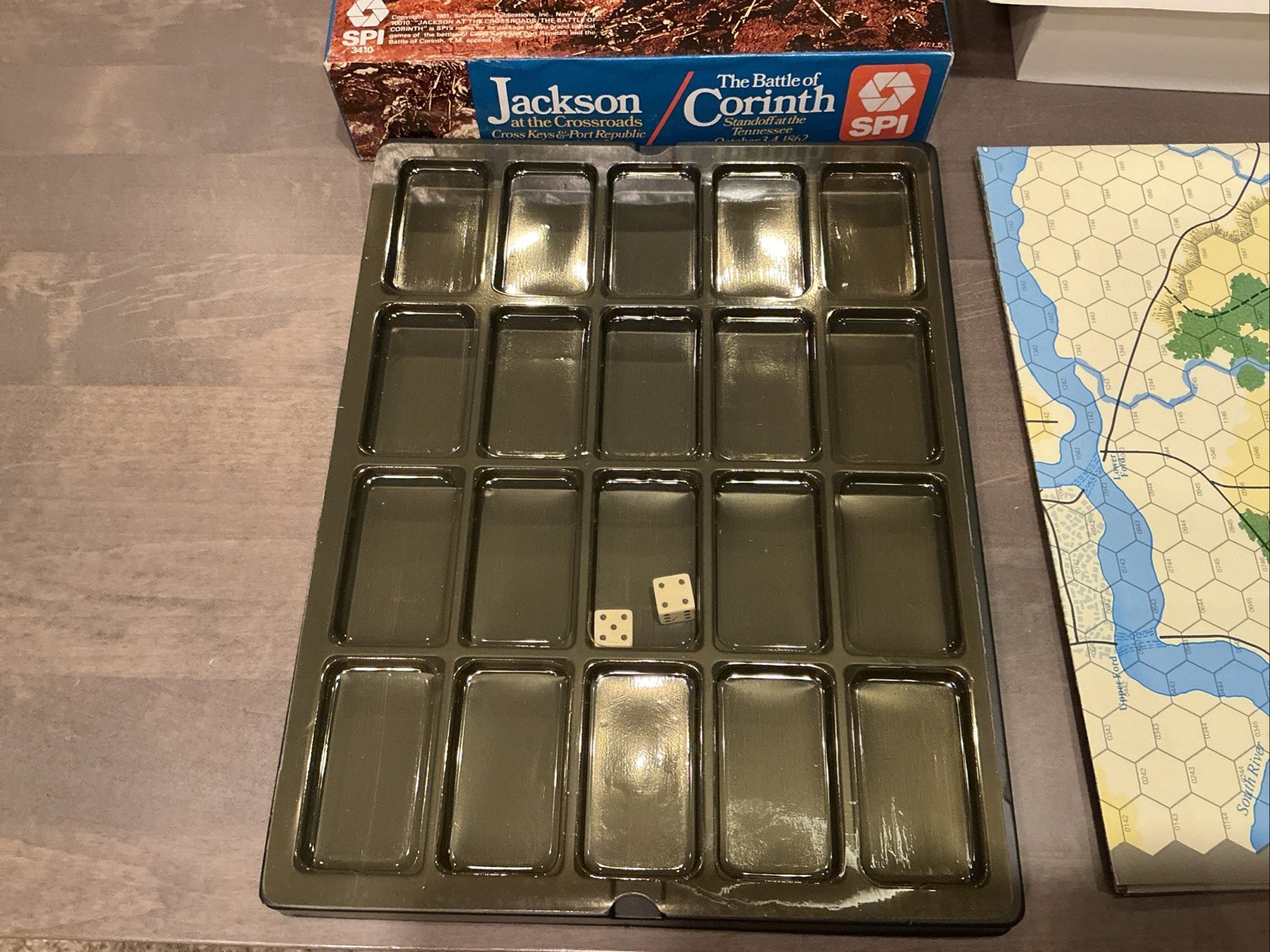 SPI Wargame Jackson at the Crossroads & The Battle of Corinth Box 1981