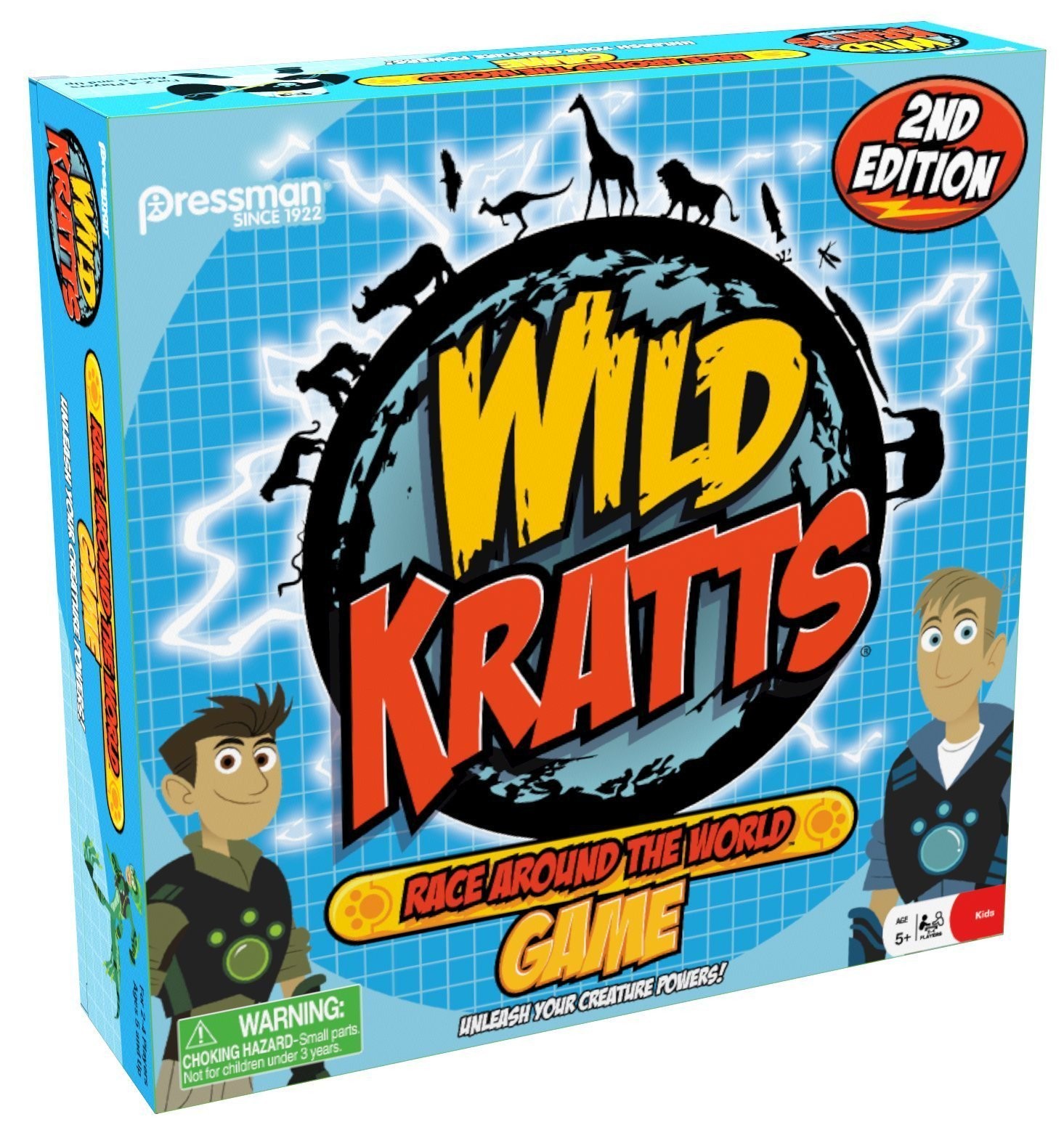 Pressman Toy Wild Kratts Race around the World Game