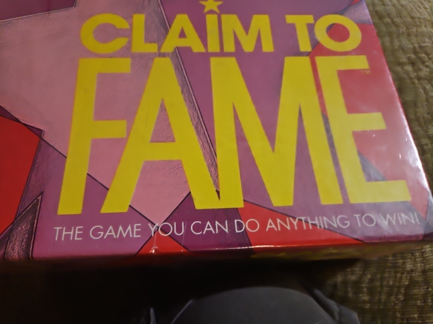 Claim To fame game parker brothers Family Fun Board Game 90s Classic Games Vtg