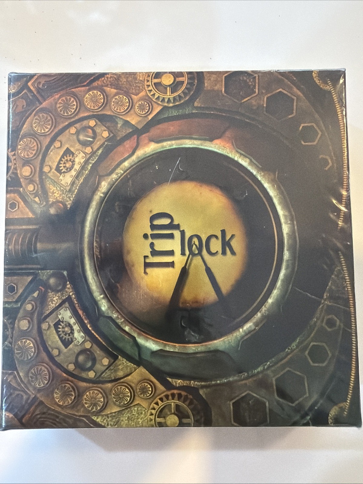 Triplock Board Game Chip Theory Puzzle Games Steampunk Strategy Trip Lock