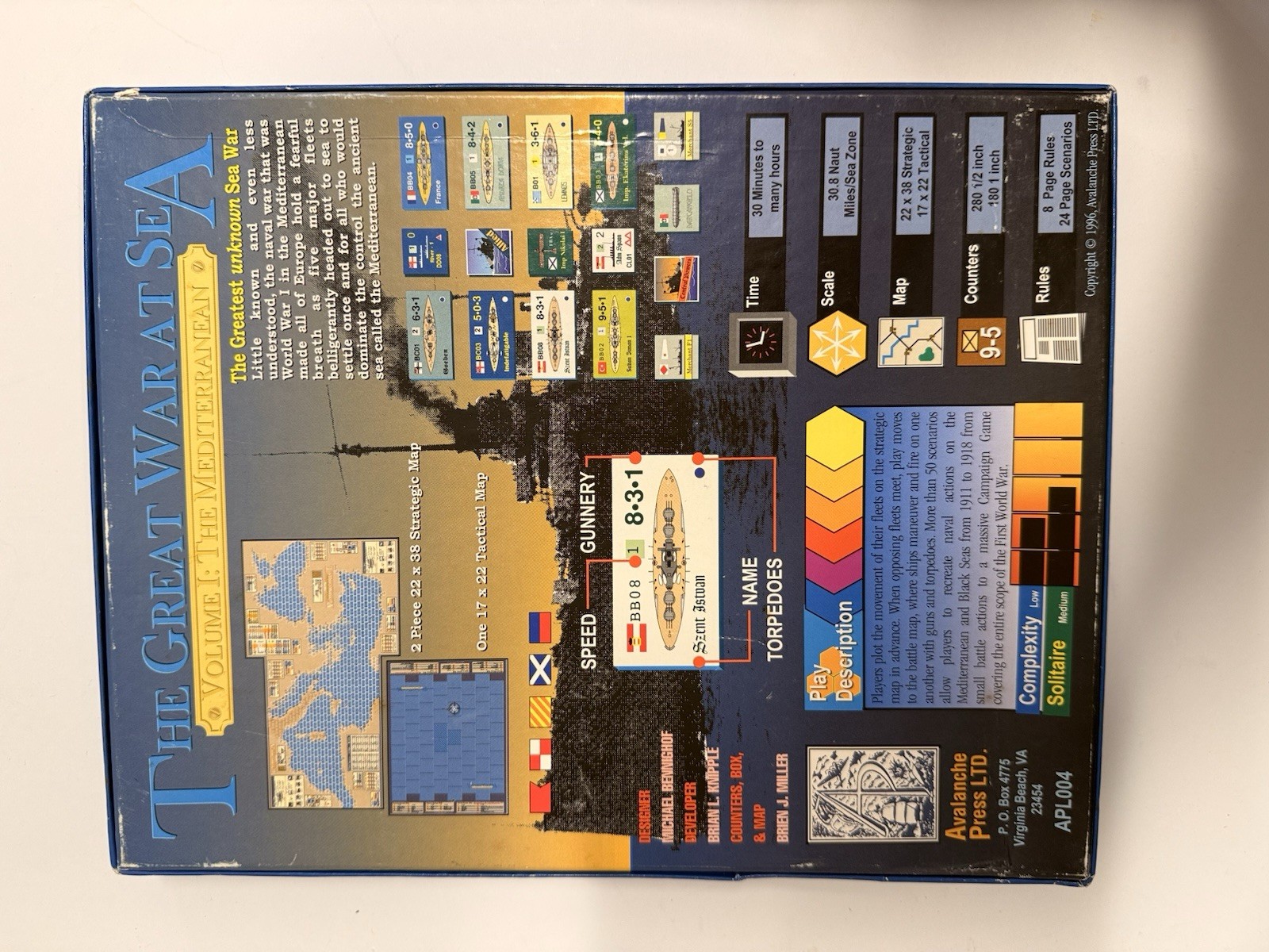 The Great War at Sea: Volume 1 – MediterraneanPublished by Avalanche Press
