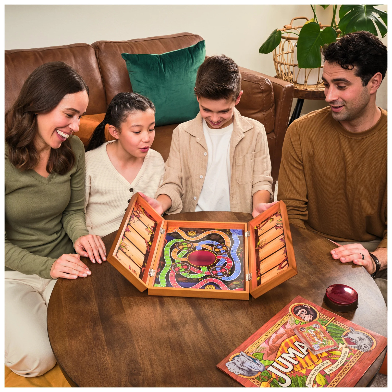 , Jumanji the Game, Real Wooden Box Edition of the Classic Adv