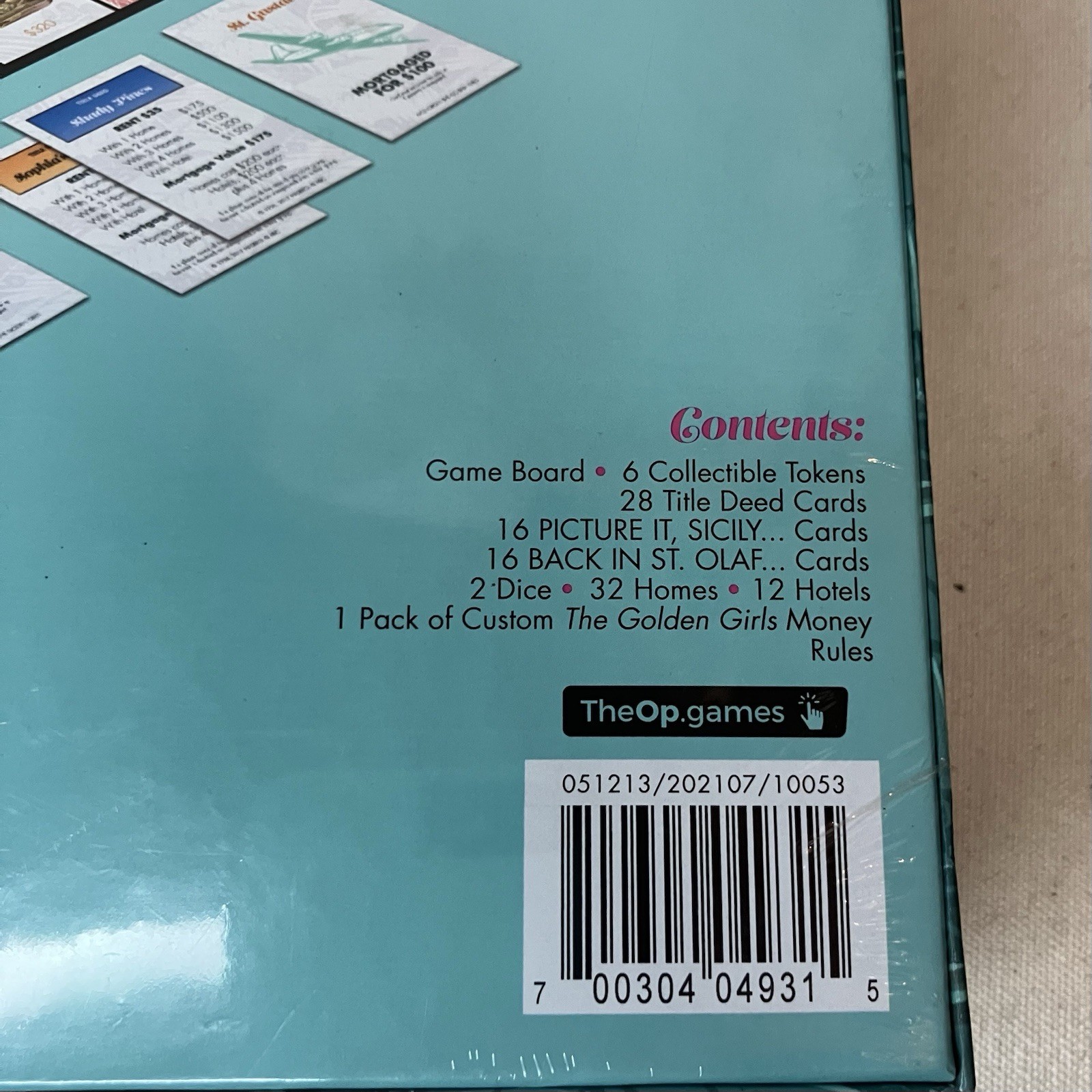 Monopoly The Golden Girls Edition Board Game 2017 Factory Sealed NEW Sealed