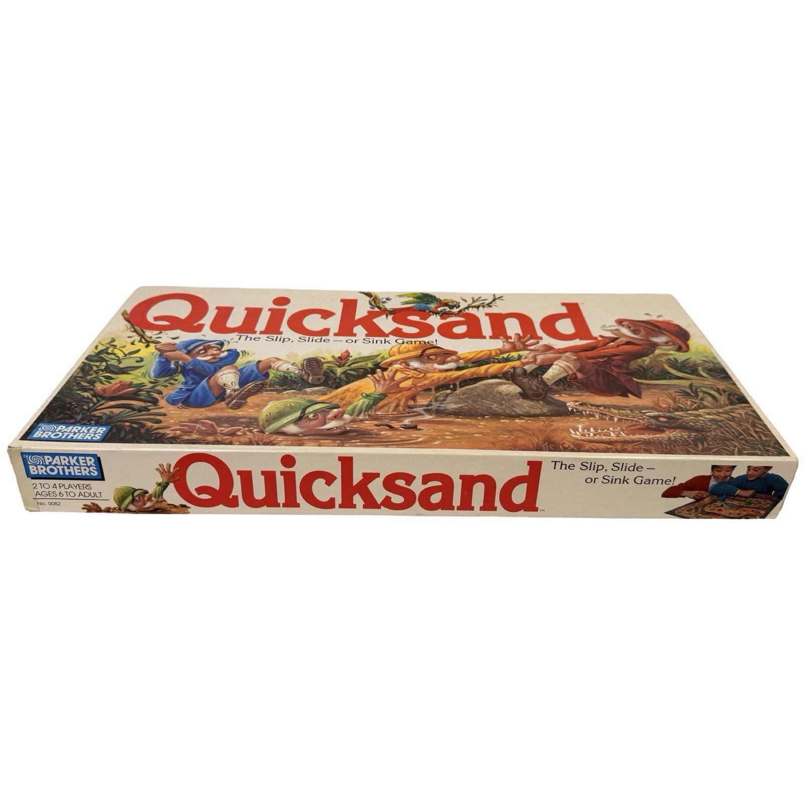 Quicksand Board Game 1989 Parker Brothers “Slip, Slide or Sink!” Incomplete