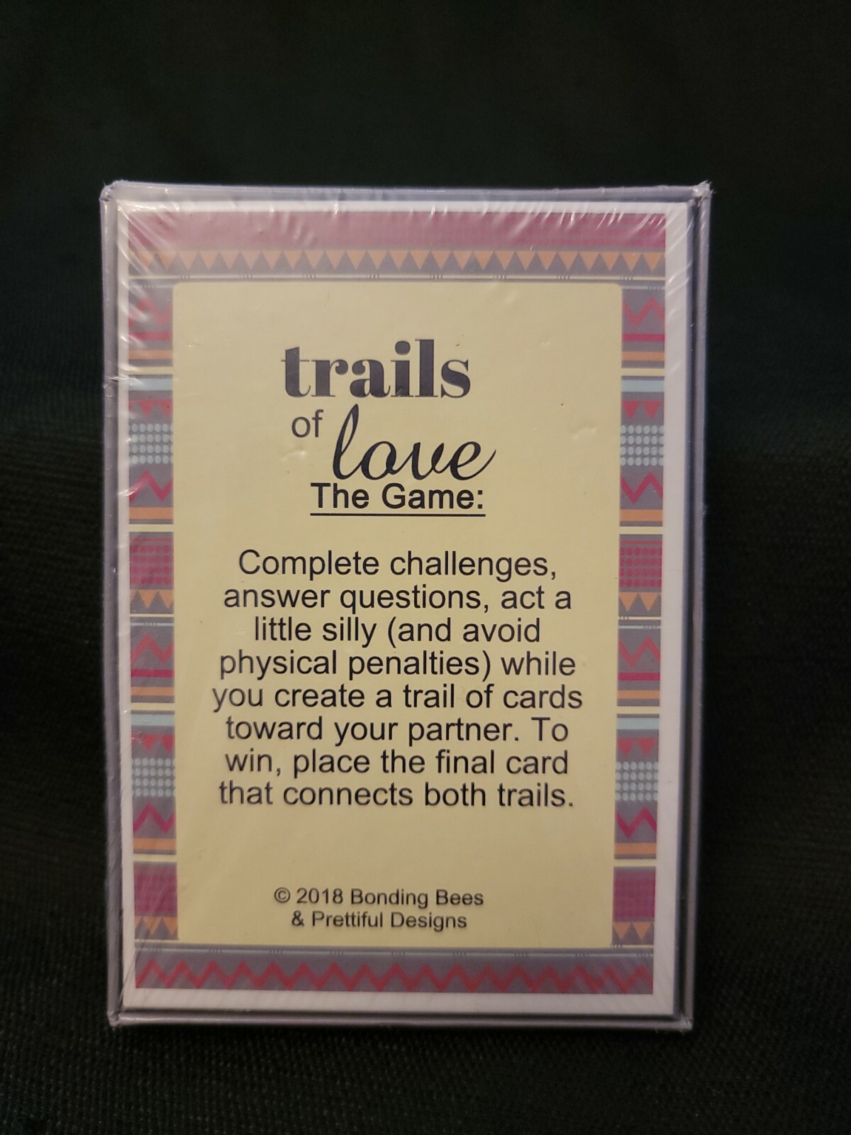 NEW SEALED Trails Of Love Game Bonding Bees Game For 2 Date Night Box