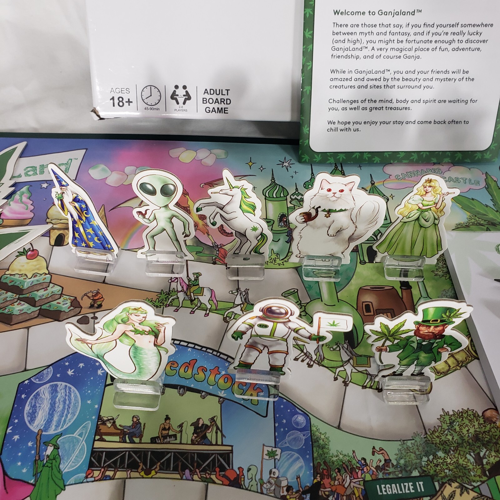 GanjaLand an EPIC Weed Adventure Board Game – 100% Complete
