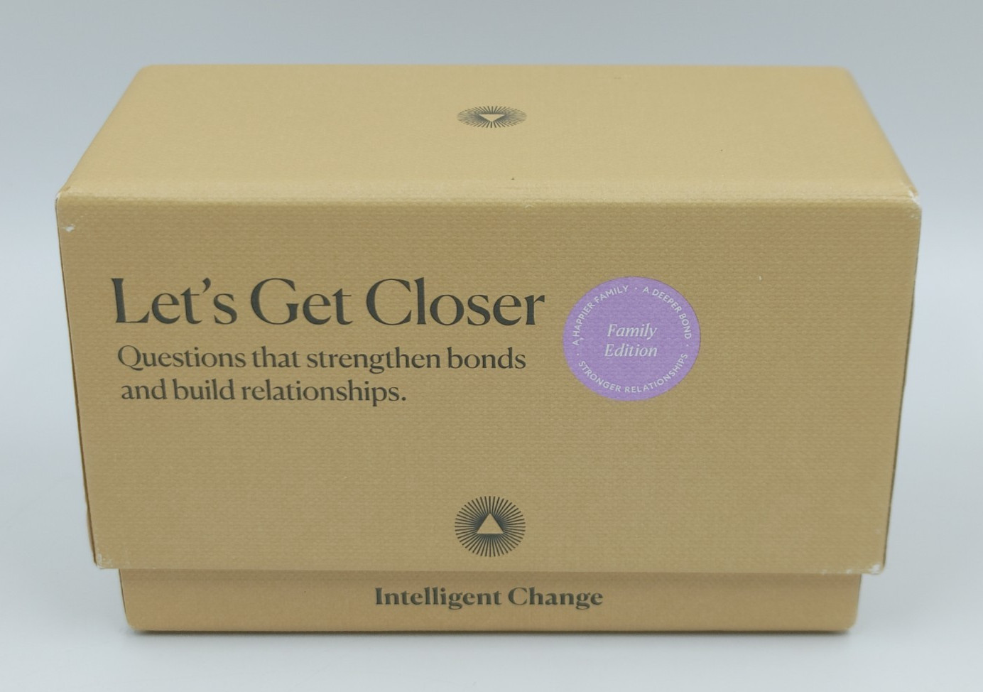 Let’s Get Closer Card Game Family Edition Conversation Cards Intelligent Change