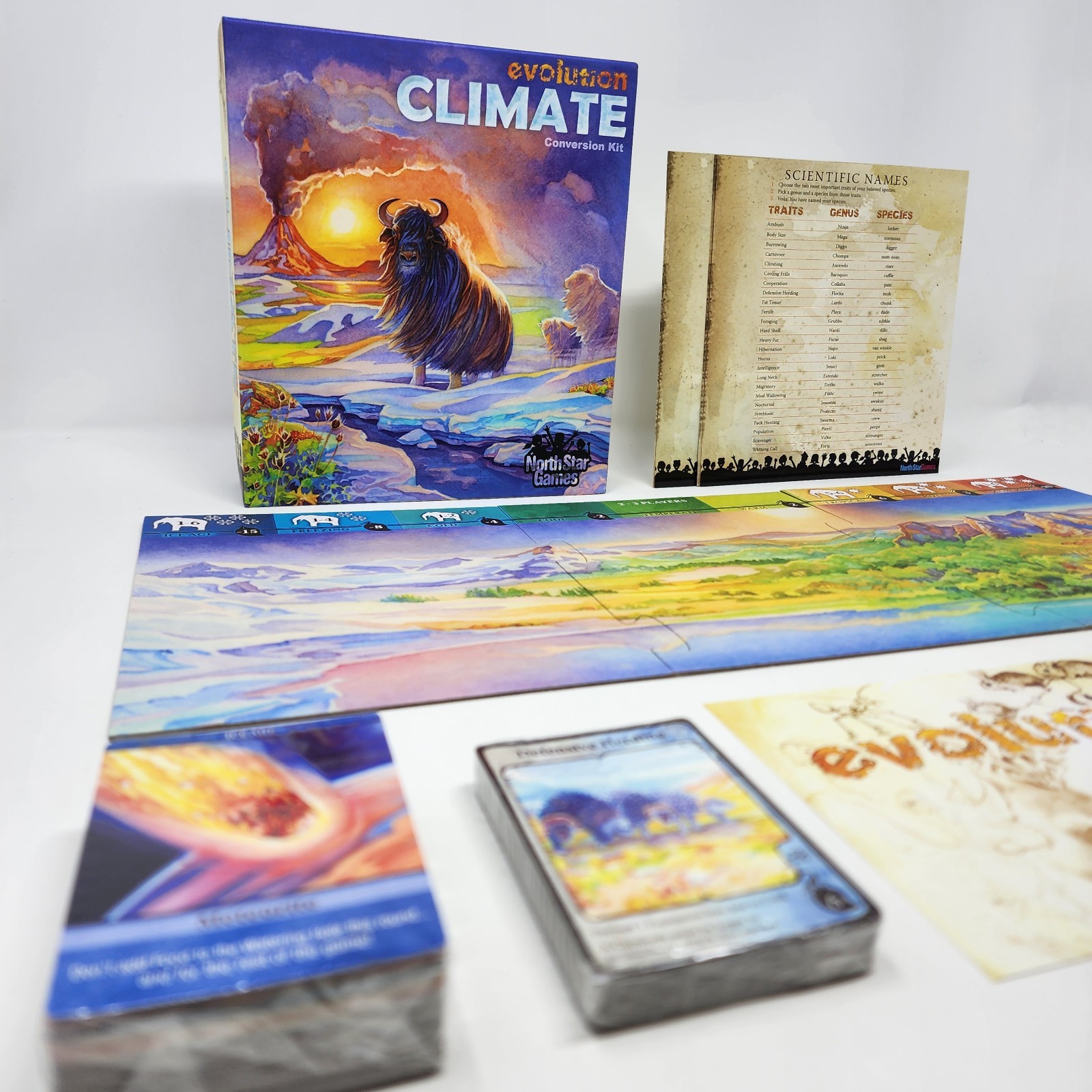 Evolution Board Game Climate Conversion Kit North Star Games 2016 KS Open NEW