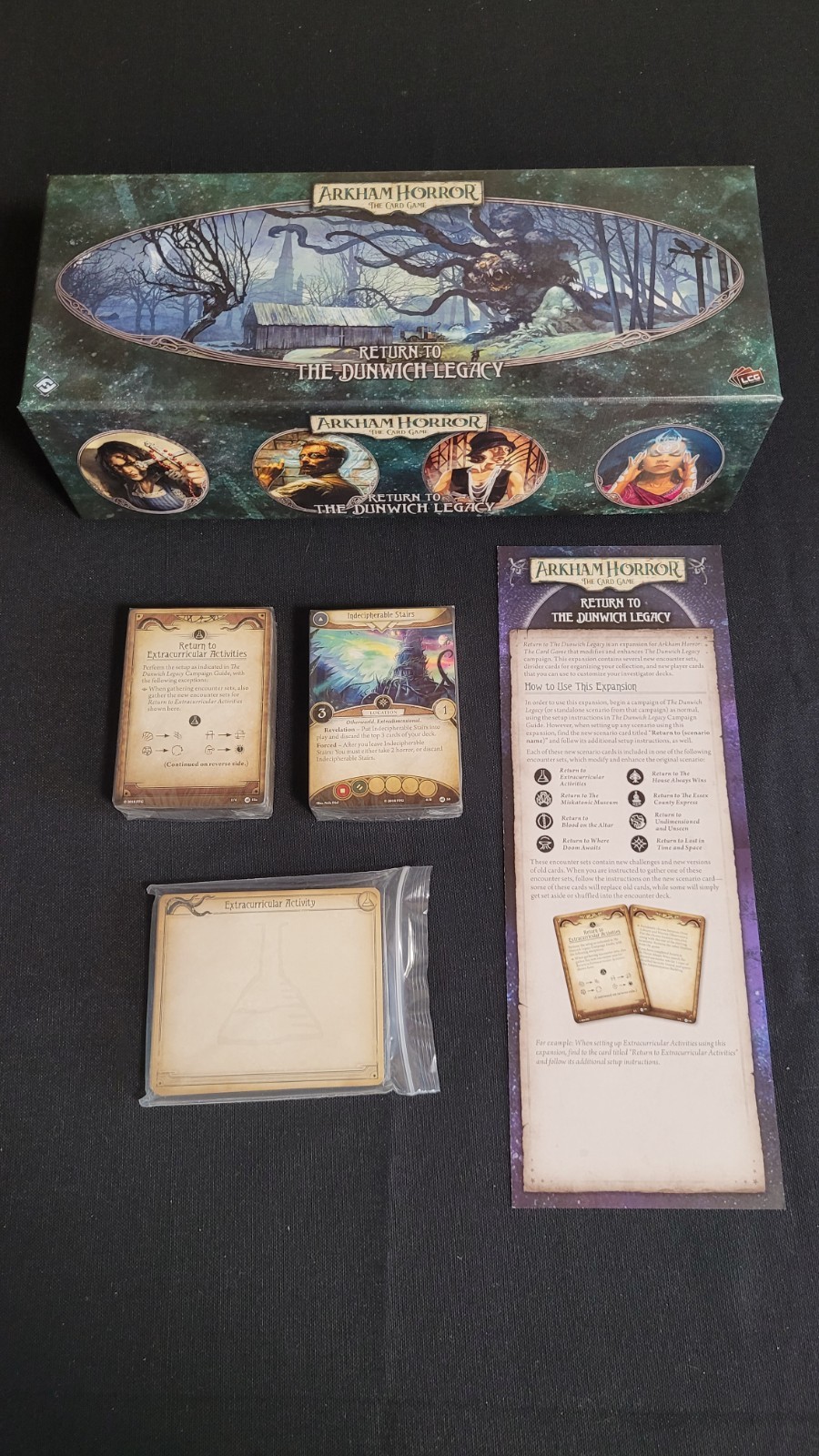 Arkham Horror: The Card Game Return to the Dunwich Legacy Expansion – New, OOP
