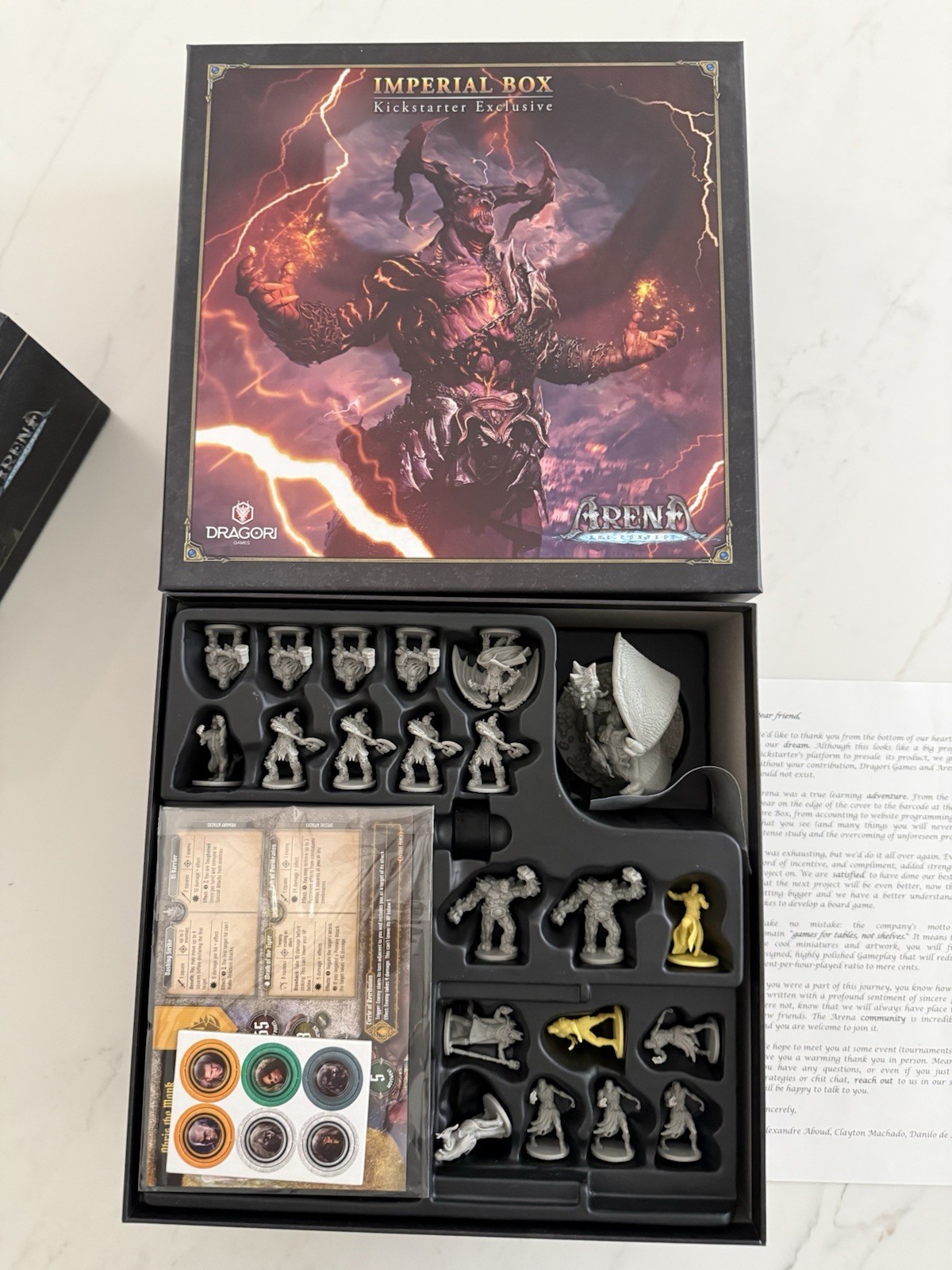 Arena: The Contest with Kickstarter Exclusive Bundle