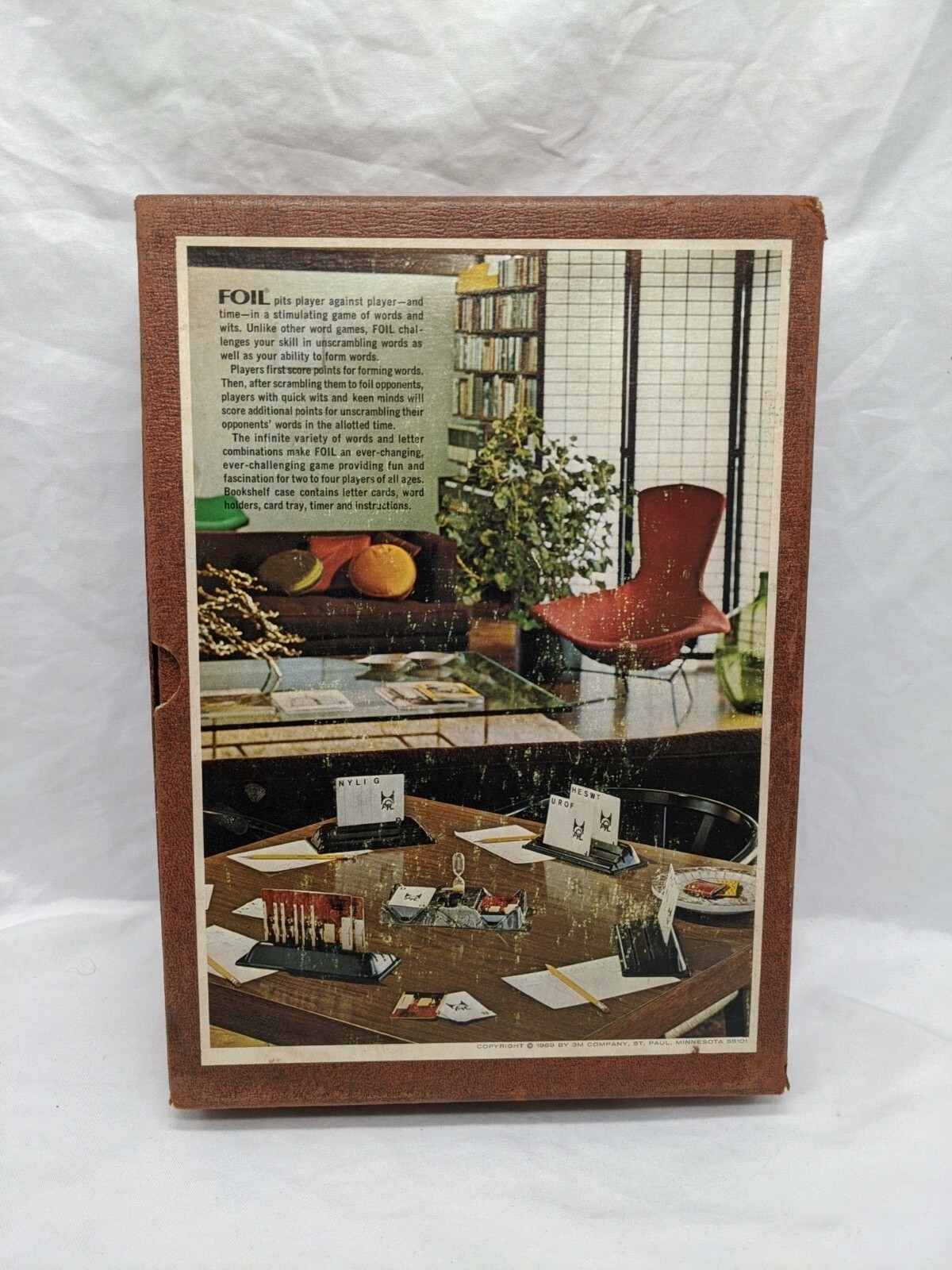 Foil Challenging Game Of Words And Wits 3M Bookshelf Games Board Game Complete