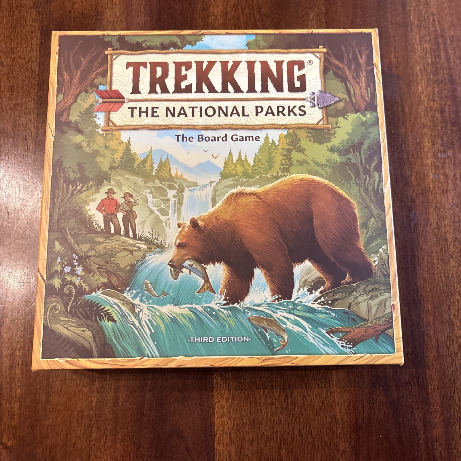 Trekking the National Parks Board Game 3rd Edition Underdog Games Complete