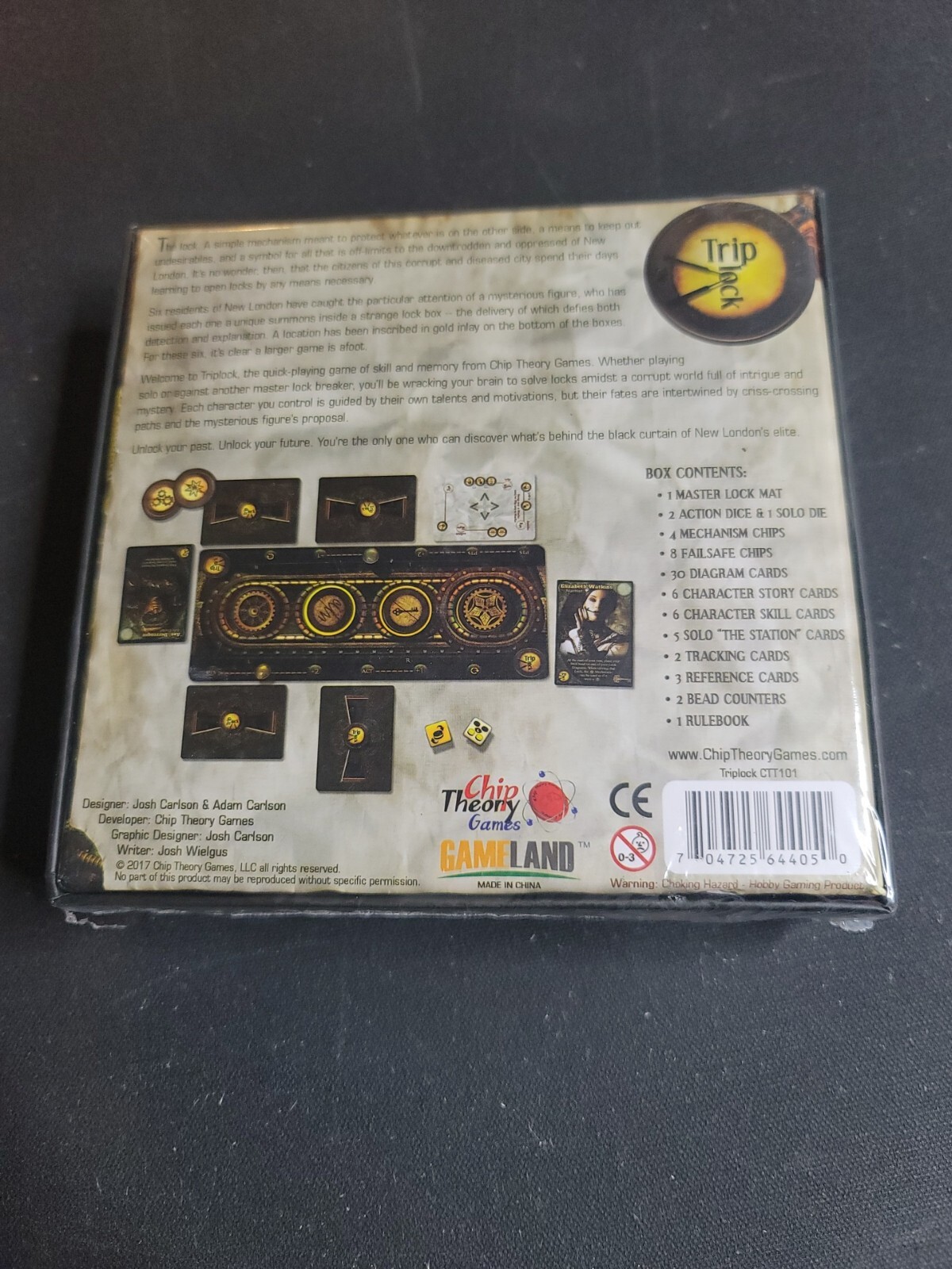 TRIPLOCK Board Game from Chip Theory Games – Still Wrapped In Plastic Sealed
