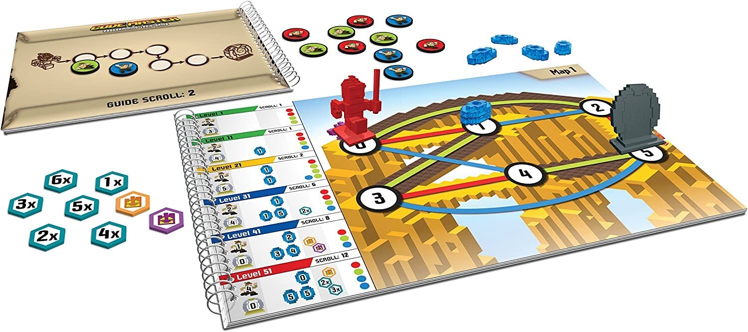 CODE MASTER PROGRAMMING LOGIC GAME BY THINKFUN 60 LEVELS TEACHES PROGRAMMING NEW