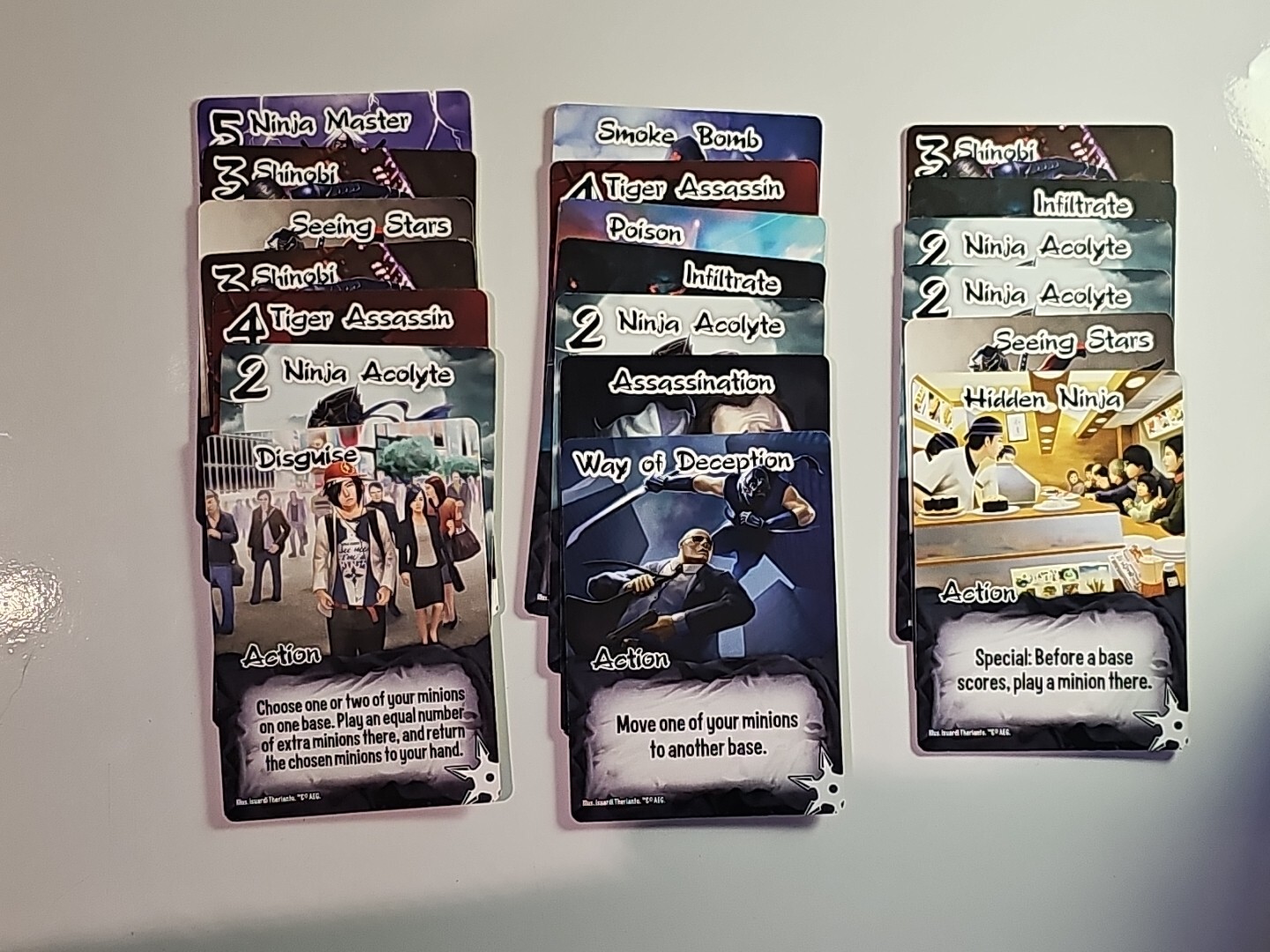 Smash Up NINJAS Faction Pack – Alderac Entertainment Group REPLACEMENT SET