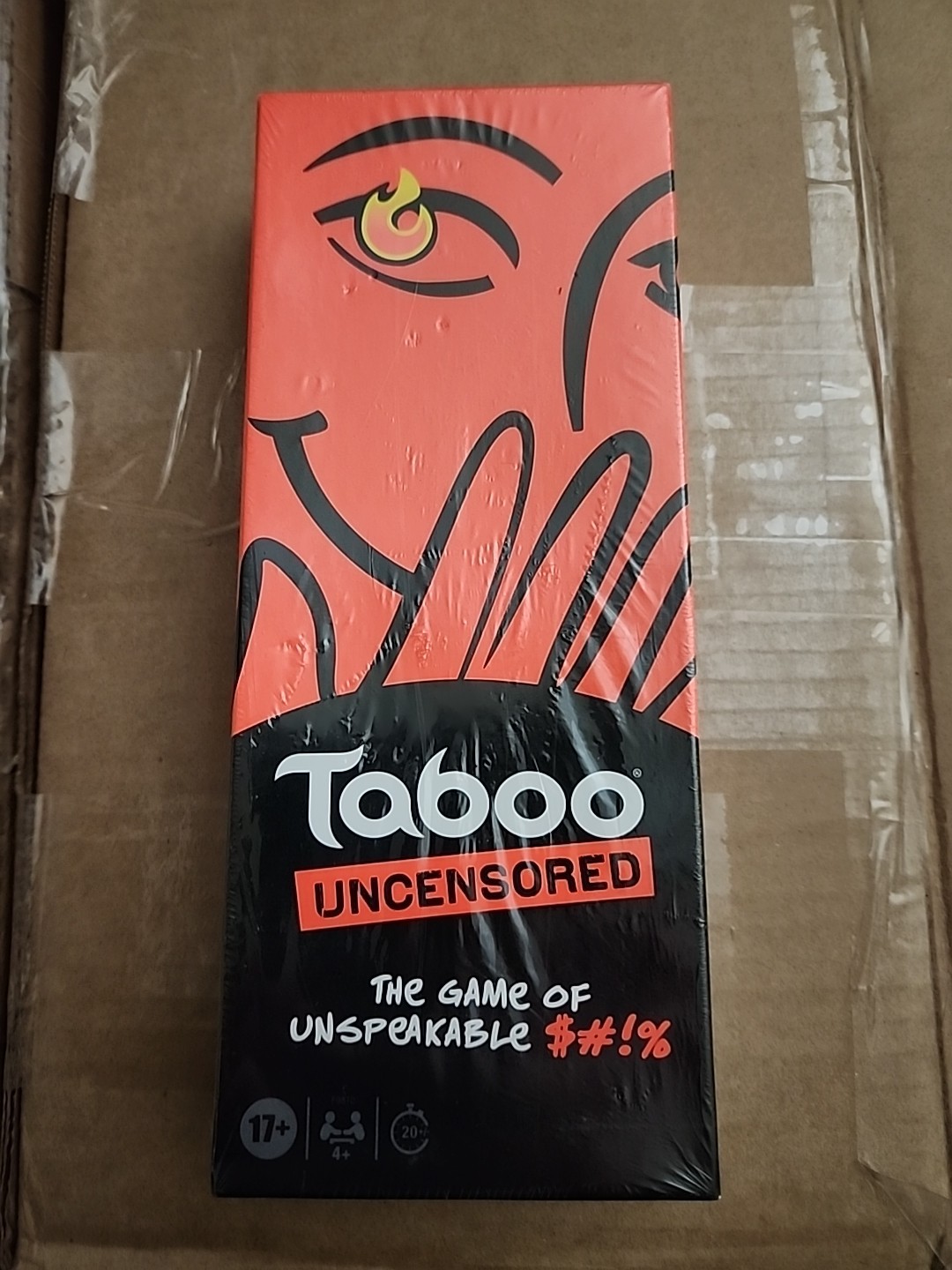 Hasbro Gaming Taboo Uncensored Board Game Ages 17+ 4+ Player New Sealed