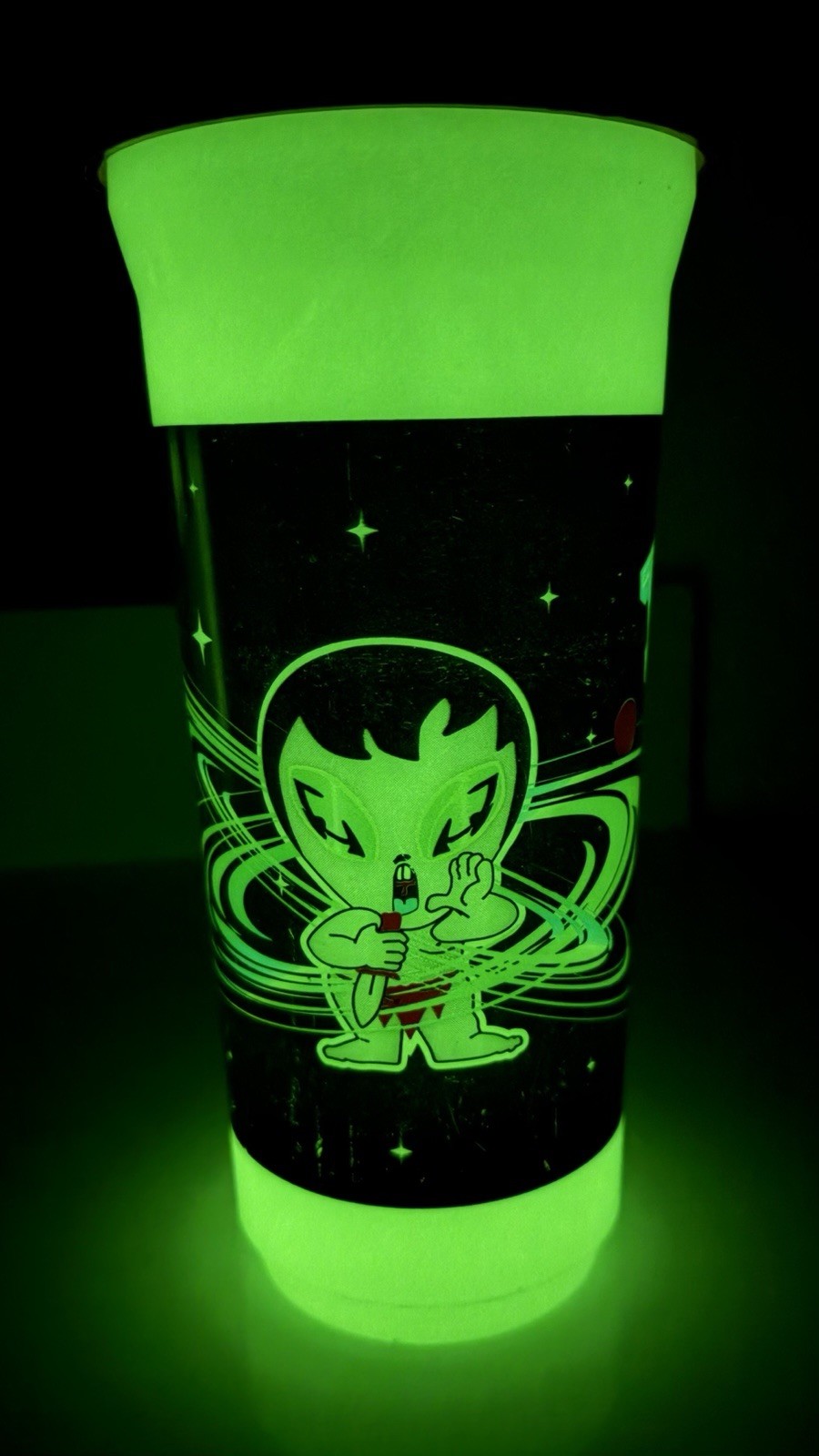 Classic Hielocos Coca-Cola Aliens 32 oz Promotional Cup Crazy Bones–1990s Mexico