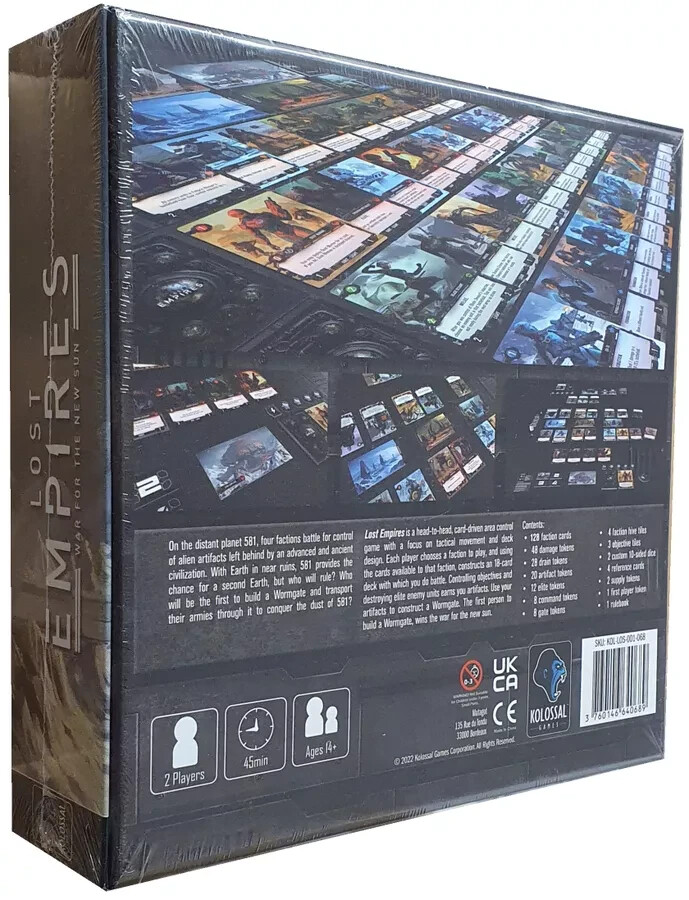 🔥🌑 NIS – Lost Empires : War for the New Sun Board Game – Kolossal Games 🌑🔥