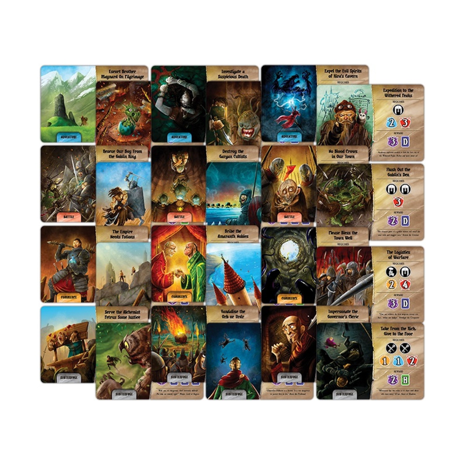 Daily Magic Boardgame Quests of Valeria Box EX/NM