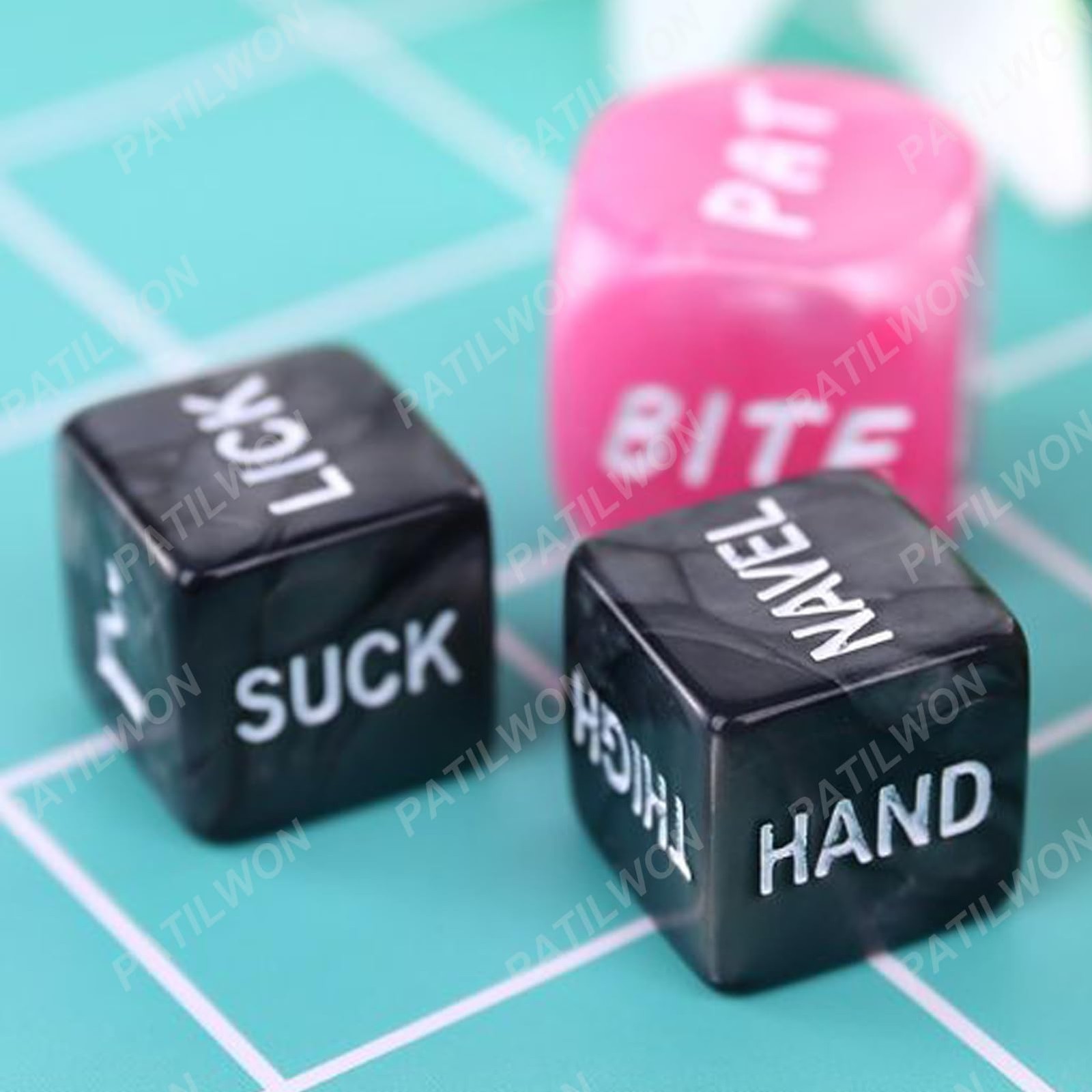 6 PCS Sex Dice Positions Sex Game Toys, Glow Dice for Date Night, Romantic A…