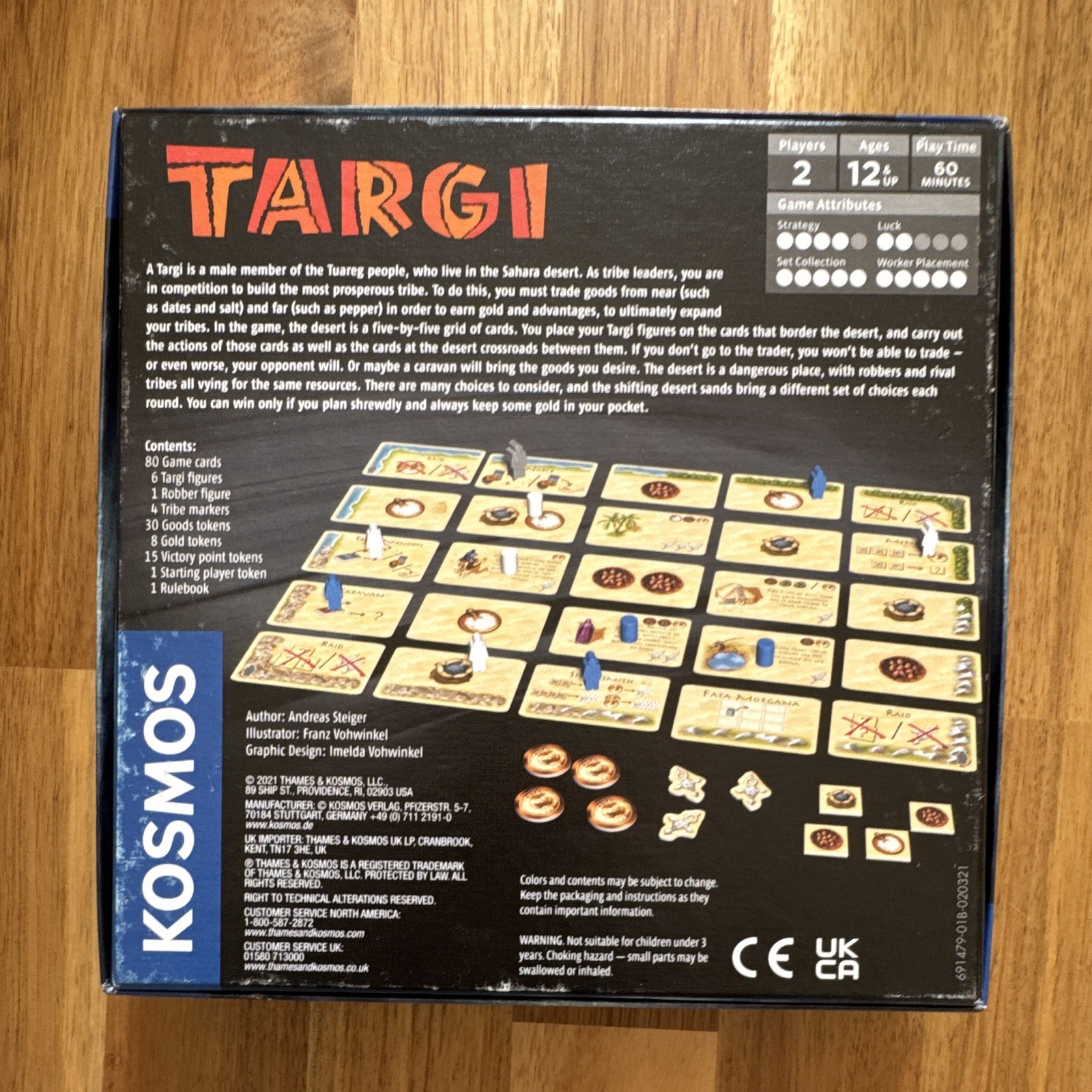 Targi Kosmos Strategy Board Game for 2 Players 2013 Edition, Z-Man, Germany
