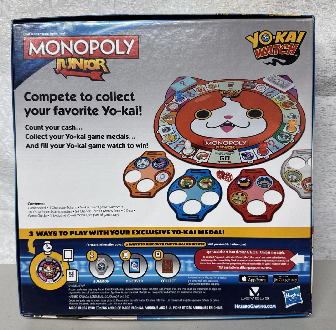 Monopoly Junior Yokai Watch Board Game Ages 5 And Up