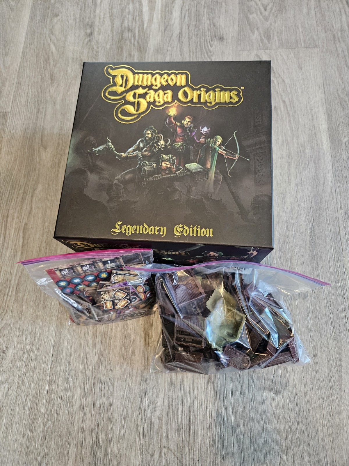 Dungeon Saga Origins Legendary Edition Mantic Games Kickstarter With Terrain