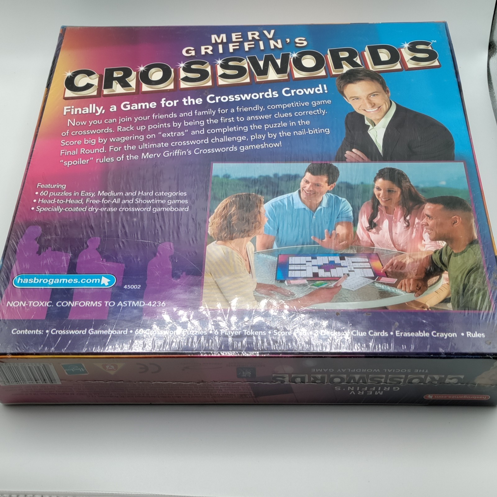 Merv Griffin’s Crosswords Social Wordplay Board Game 2008 Parker Brothers New