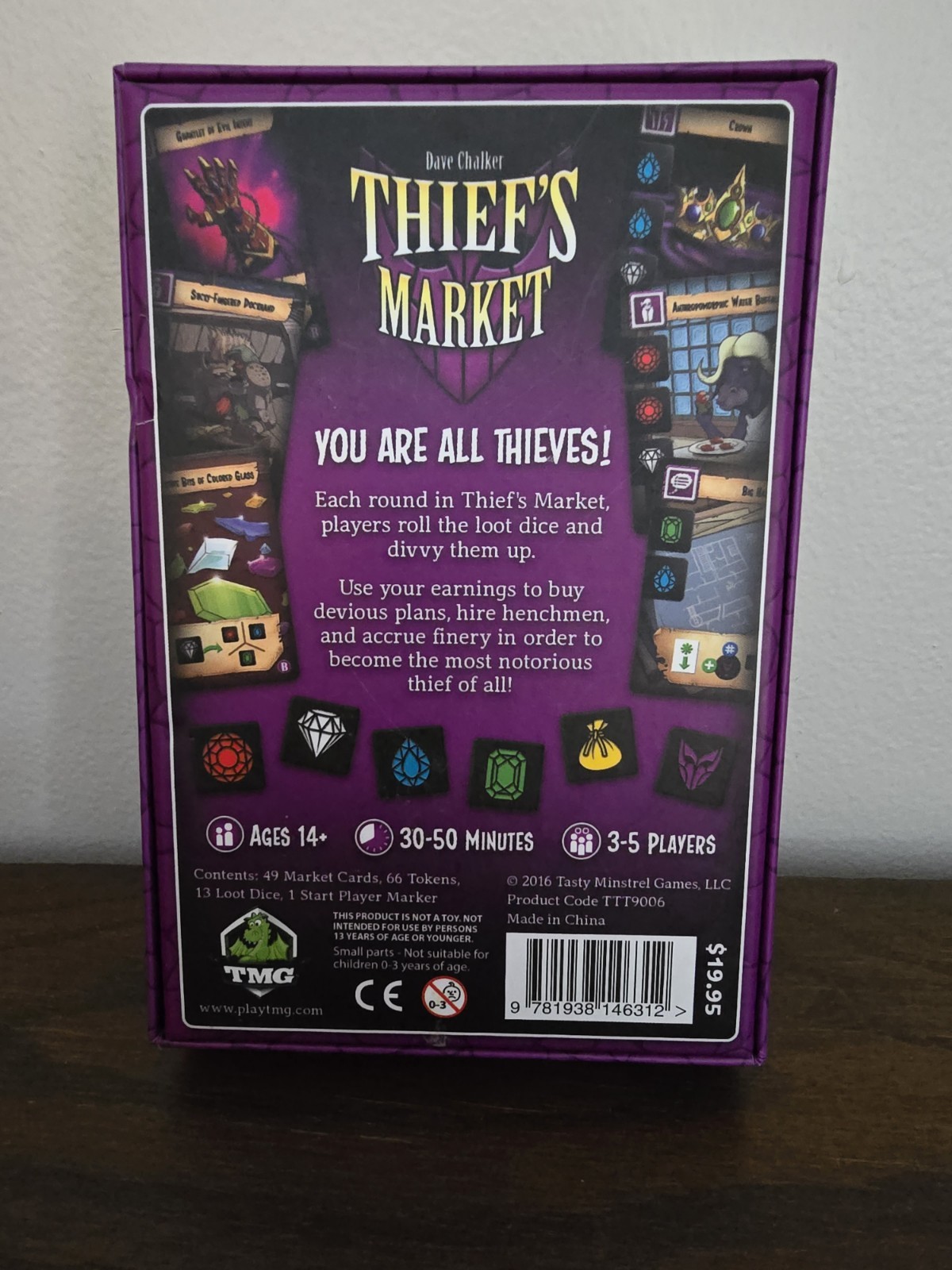 TMG Thief’s Market Dice Card Game 3 – 5 Players Ages 14 +