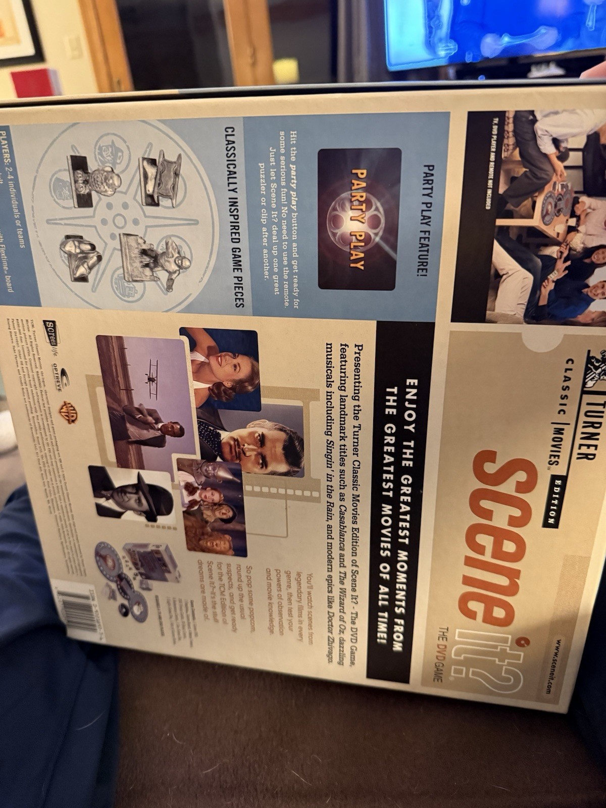 Scene It Turner Classic Movies DVD Board Game TV TCM Screenlife 2004