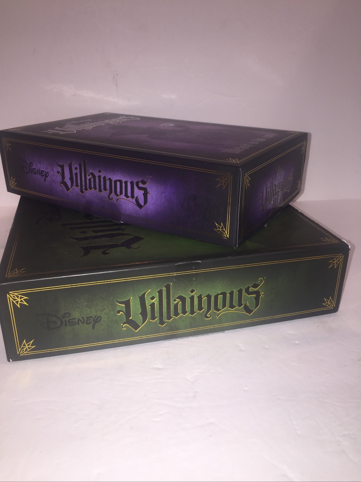 Disney Villanous 2018 Villains Board Game + Wicked To The Core Expansion