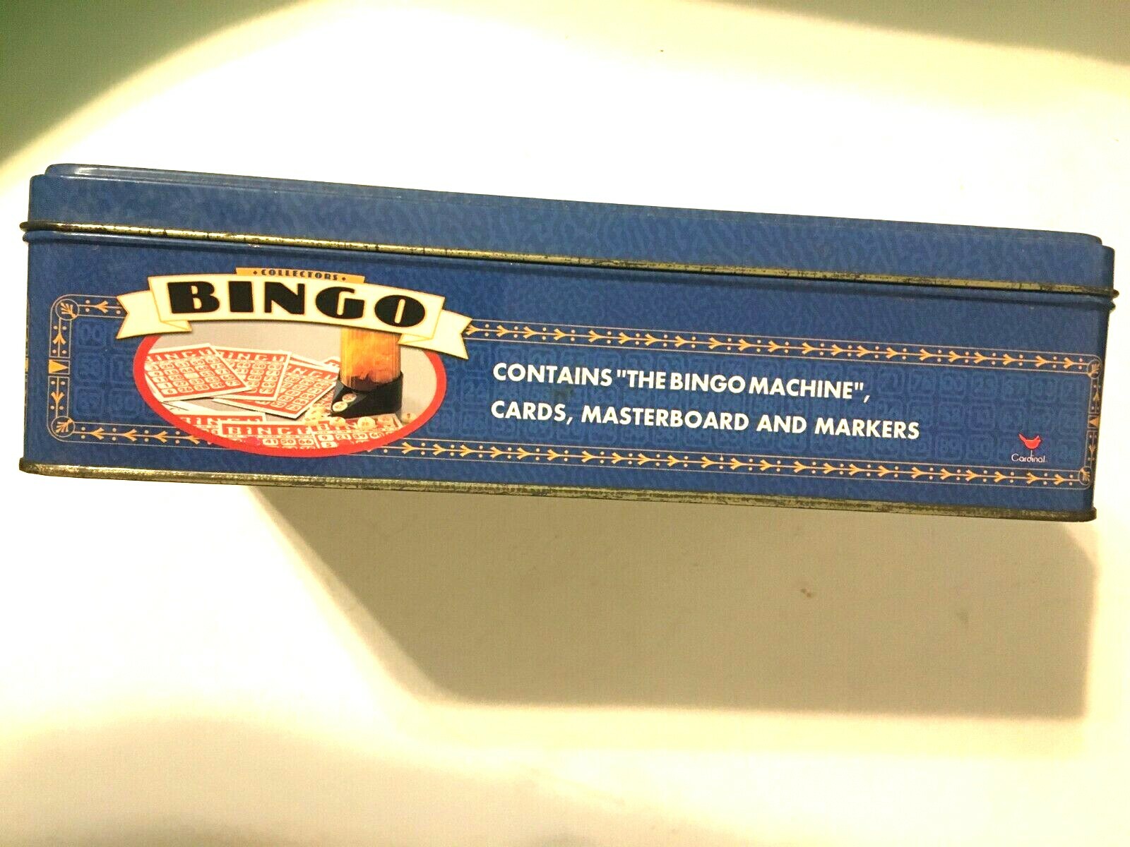 Vantage Bingo machine cards Collectors Edition 1999 game in a Tin CARDINAL box