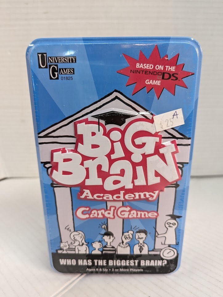 NEW! Big Brain Academy Card Game by University Games, based on Nintendo DS Game