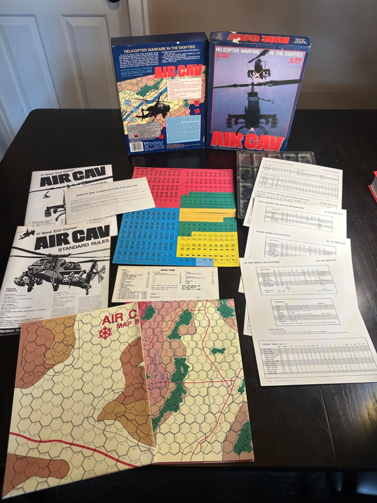 Air Cav Game / West End Games / 1985 / Unpunched and Complete