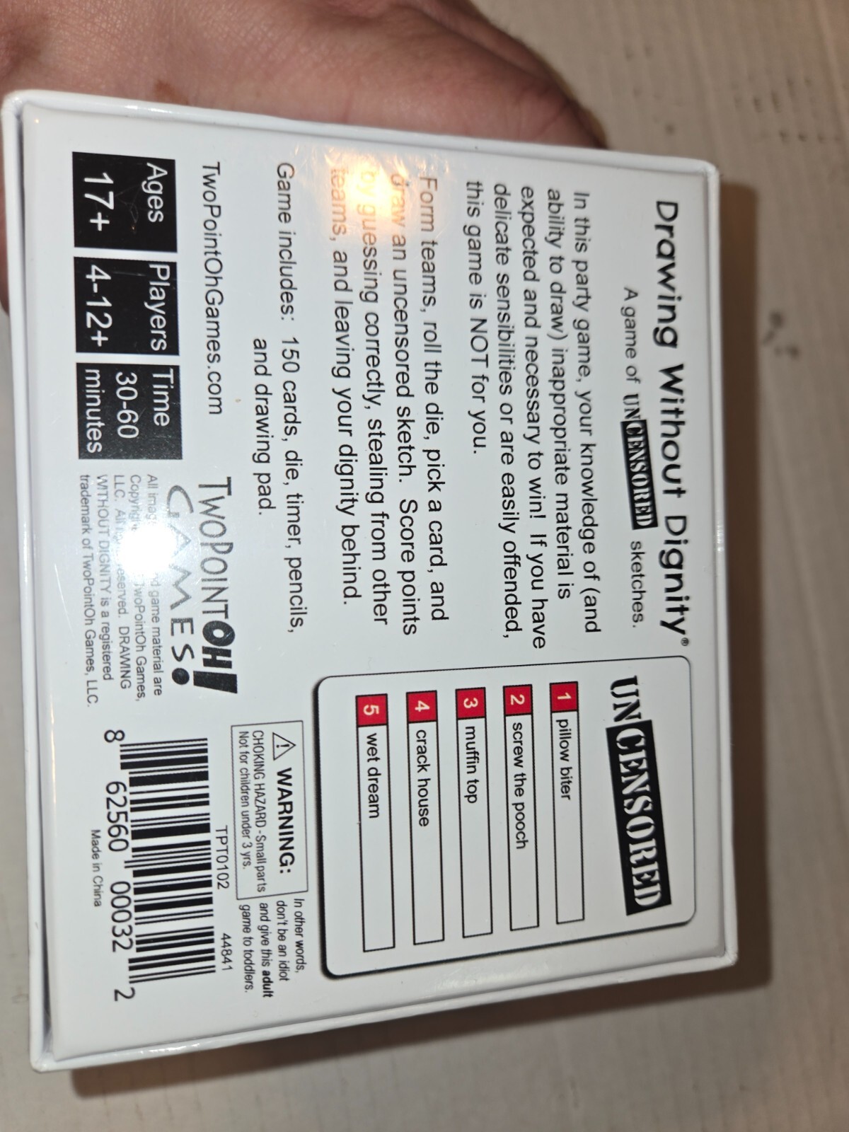 Drawing Without Dignity: A Card Game of Uncensored Sketches Adult Party