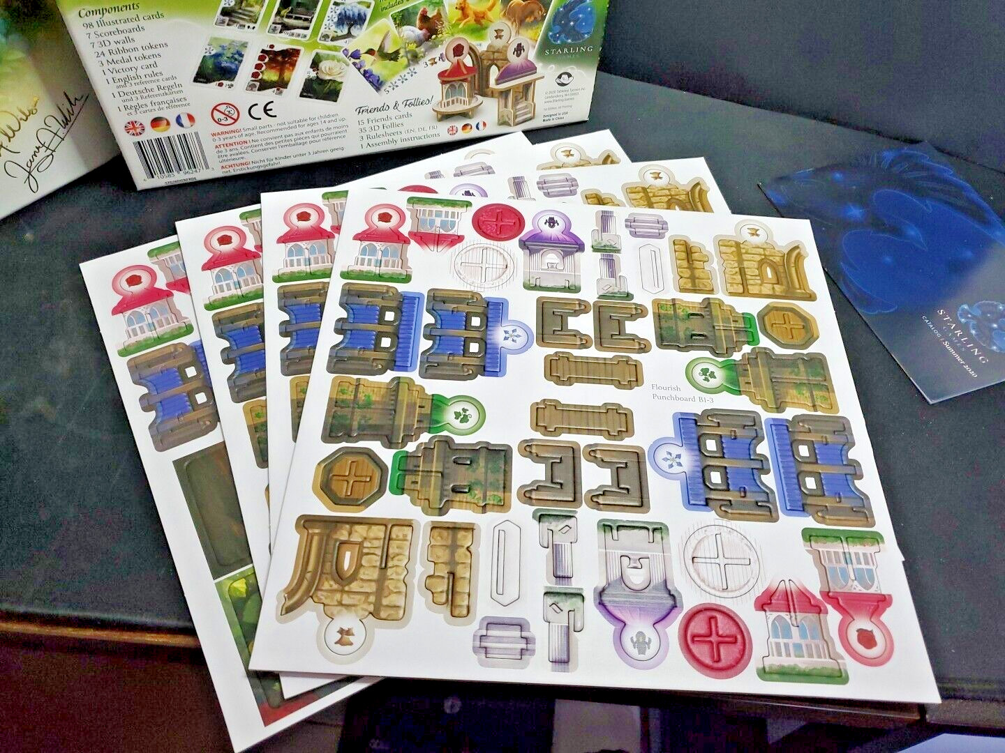 Starling Game “Flouish” Board Game Signature Edition 1-7 Players 1st Edition
