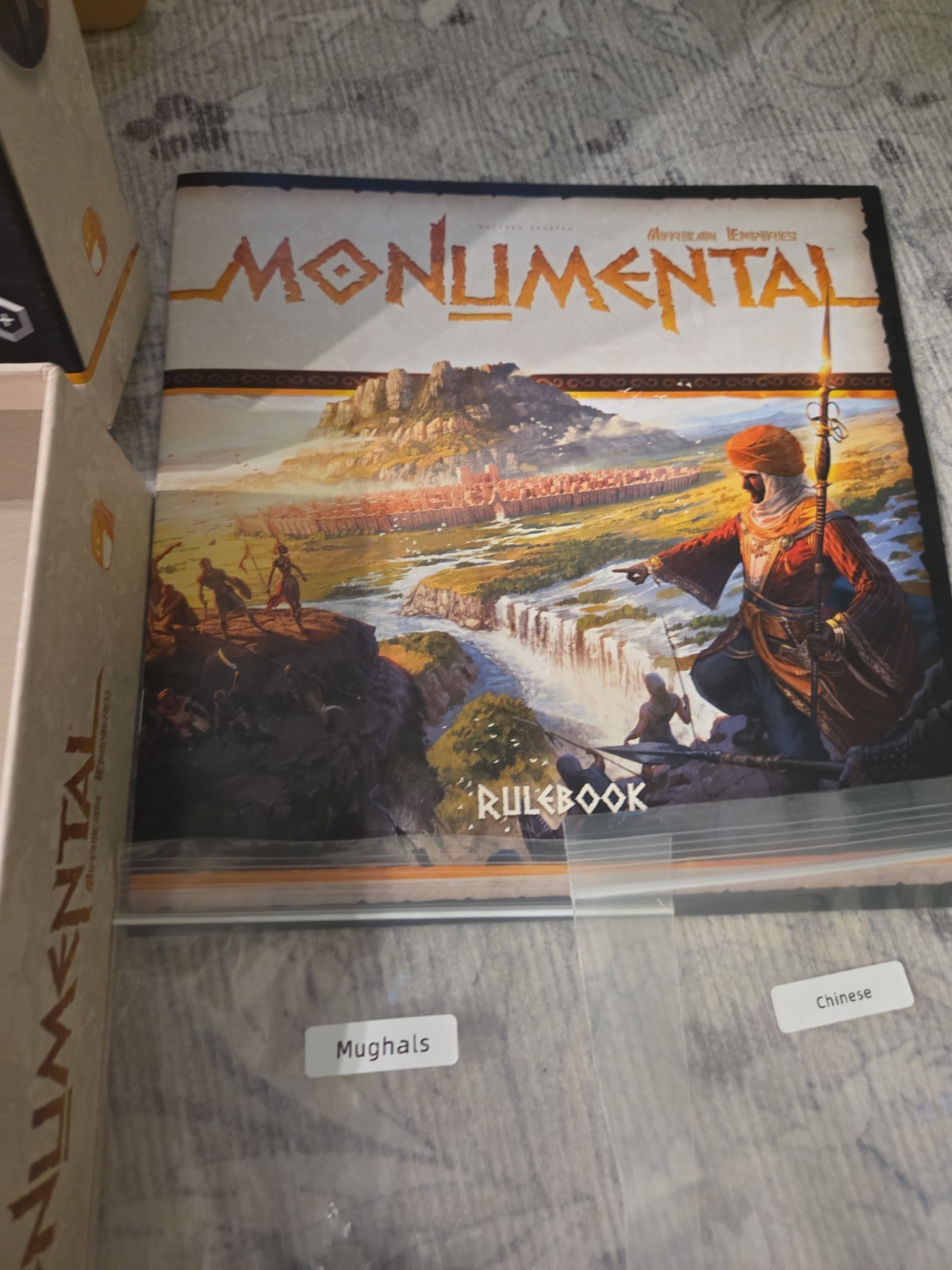 Monumental Board Game /w Lost Kingdoms and African Empires Expansions Complete