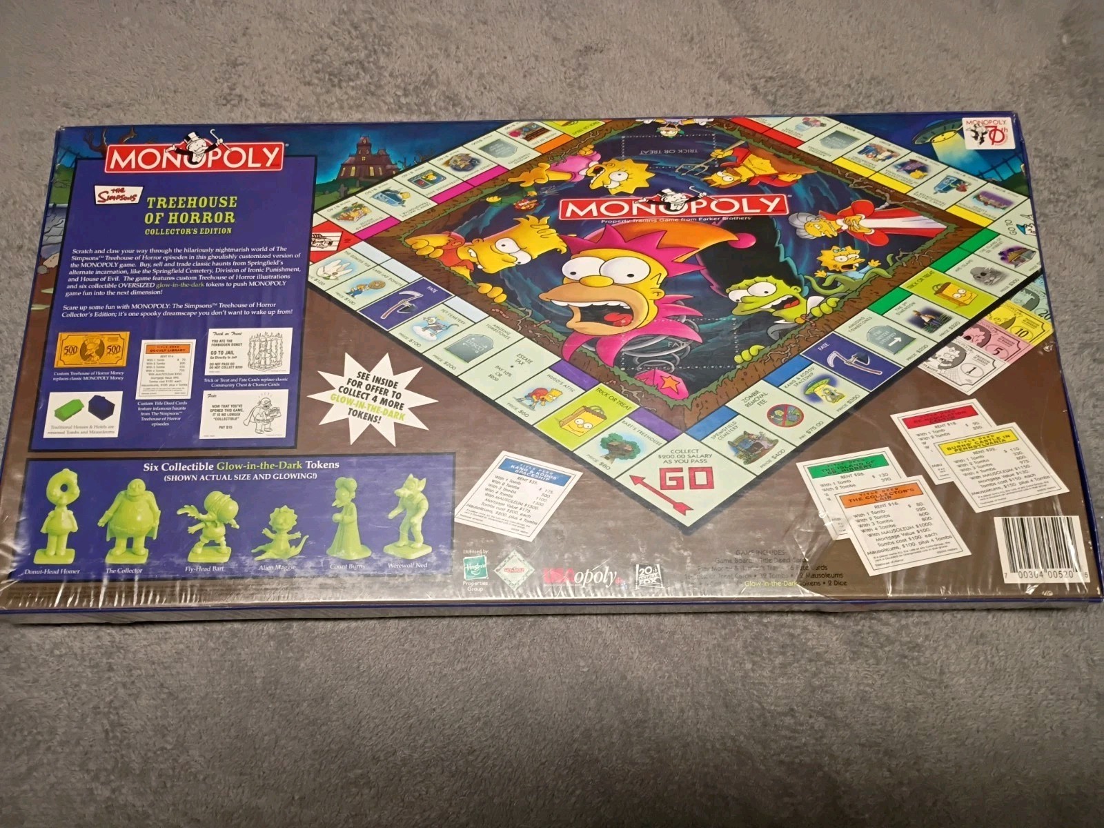 EXCELLENT CONDITION SIMPSONS Treehouse of Horror MONOPOLY Sealed New Hasbro 2005