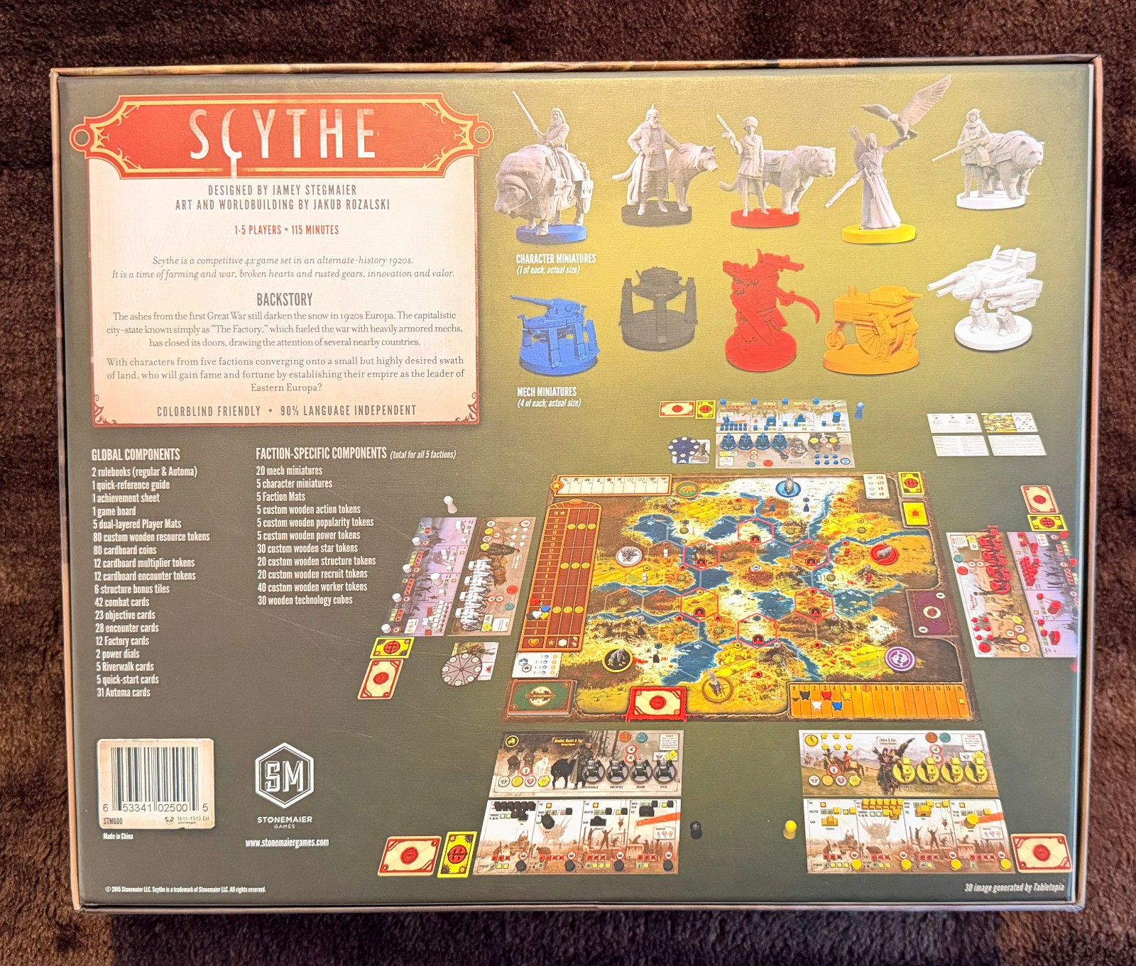 Stonemaier Games: Scythe (Base Game) by Jamey Stegmaier -NEW