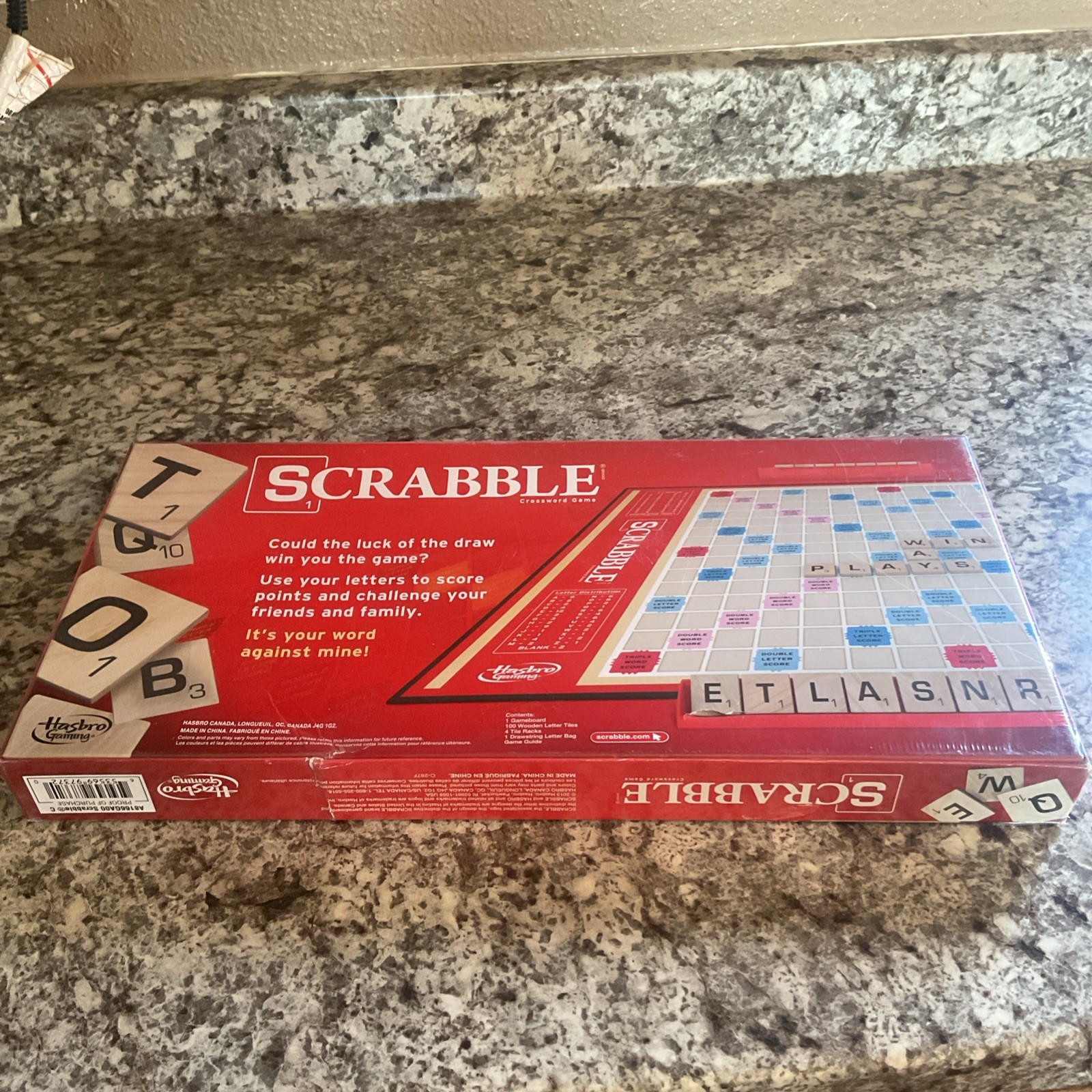 Scrabble Crossword Game Hasbro Gaming 2013 Brand New Sealed