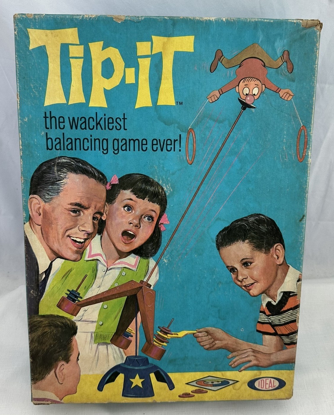 1965 Tip It Game by Ideal Complete in Great Condition FREE SHIPPING
