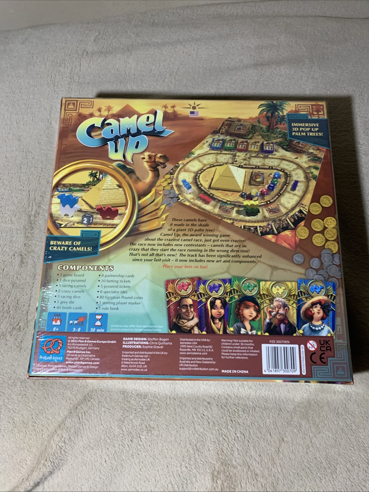 Camel Up Board Game 2nd Edition NEW Sealed Lookout Games Family Strategy 3-8 Pla