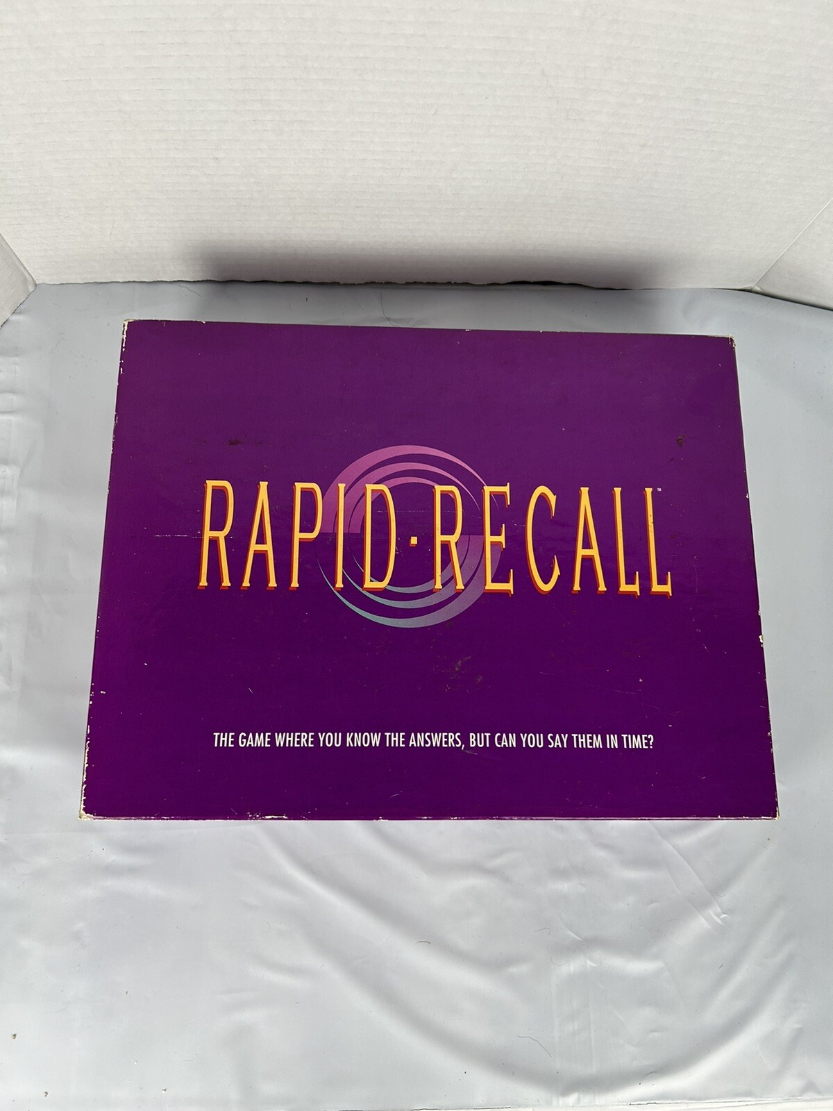 Rapid Recall Board Game 1993 VTG Fast Fun Memory Friends Family Complete EUC