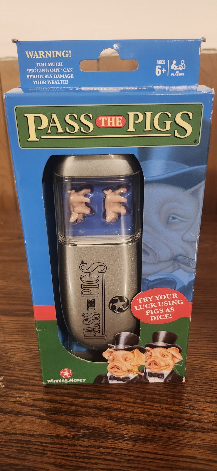 New Winning Moves Australia 2019 Pass The Pigs Original Edition Dice Game