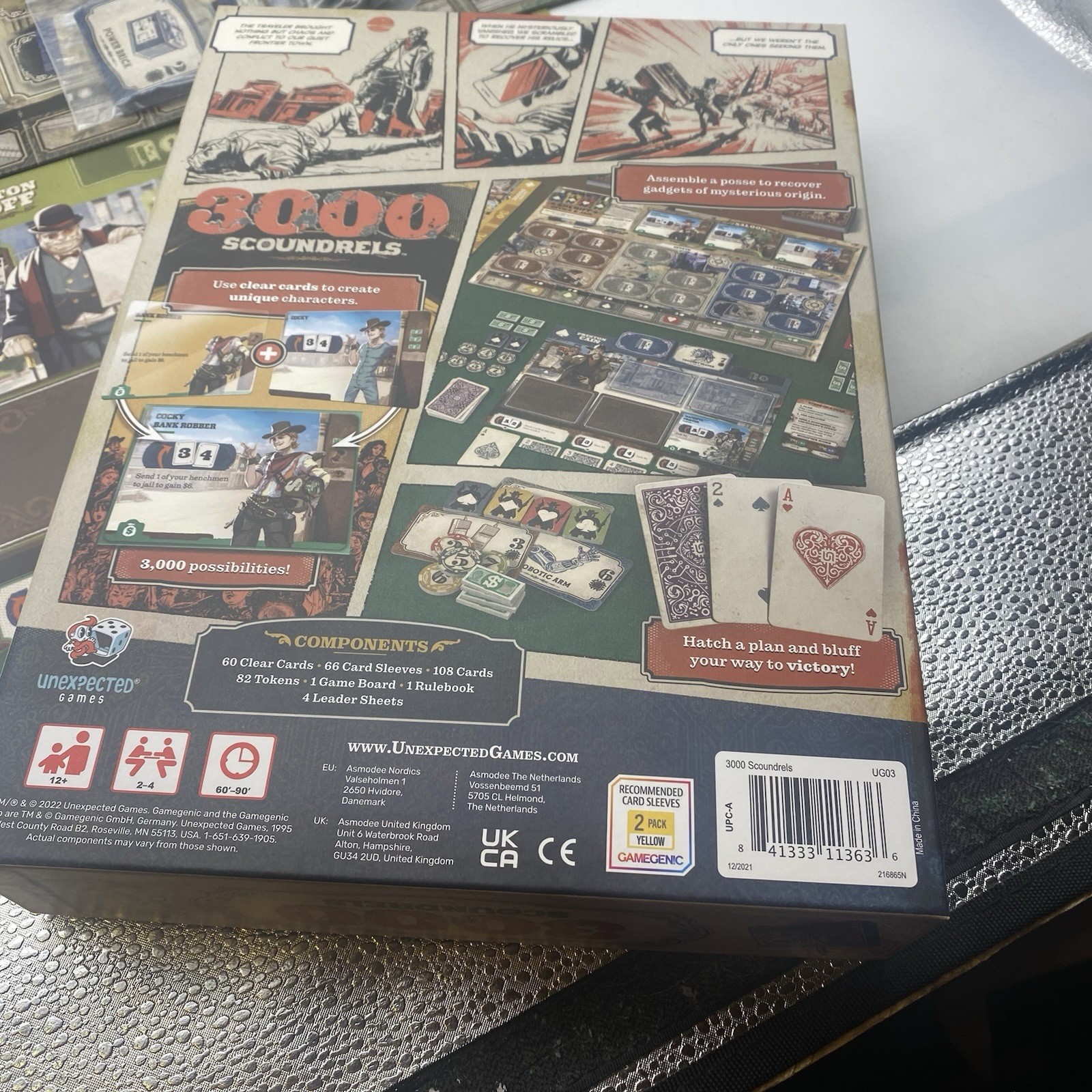 3000 Scoundrels Board Game Unexpected Games Role Playing Card Game
